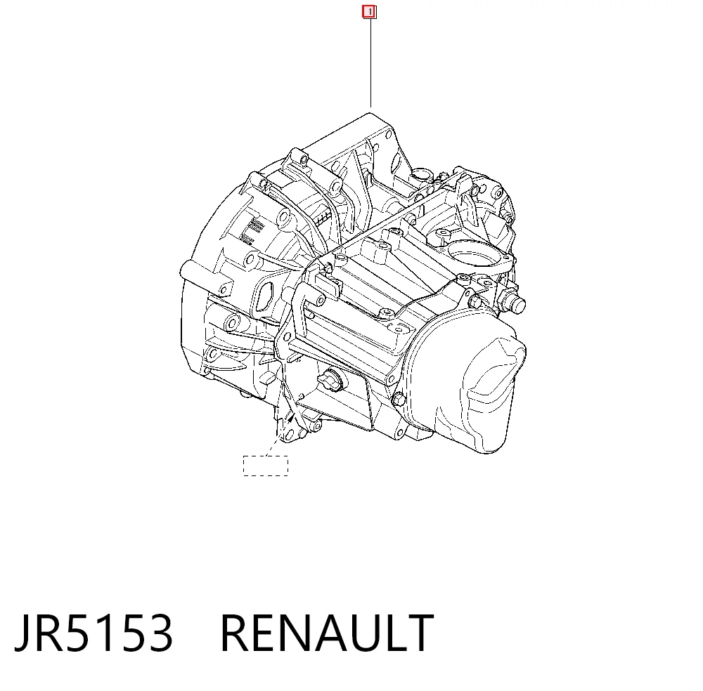 Caja de cambios manual completa JR5153 RENAULT