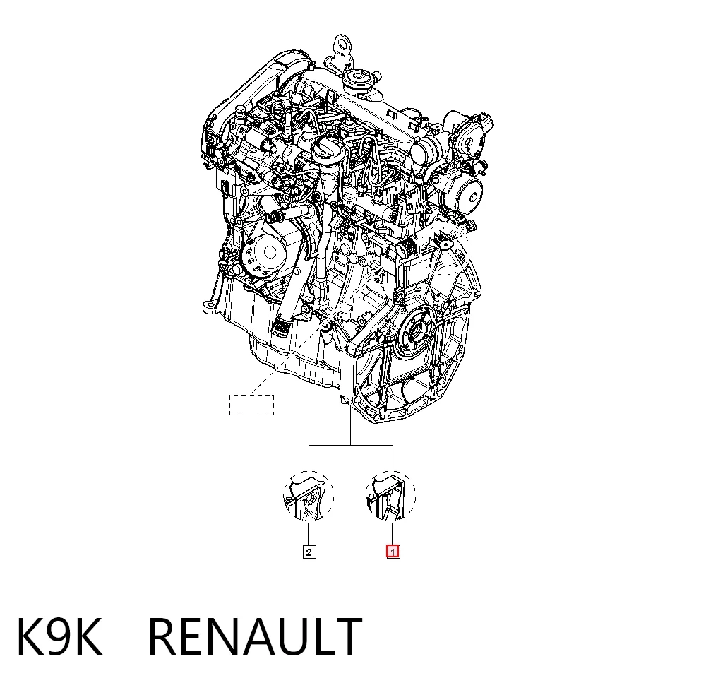 K9K Renault (RVI) Motor completo