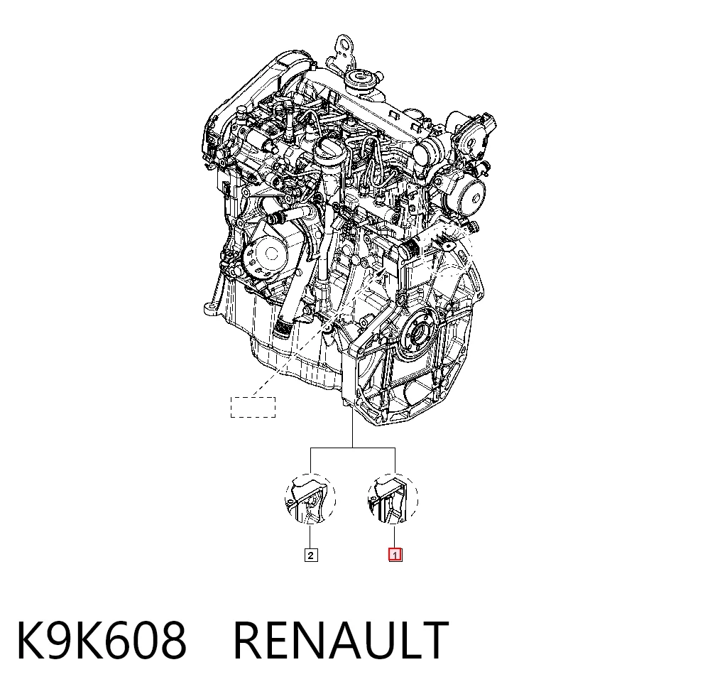K9K608 Nissan/Infiniti Motor completo
