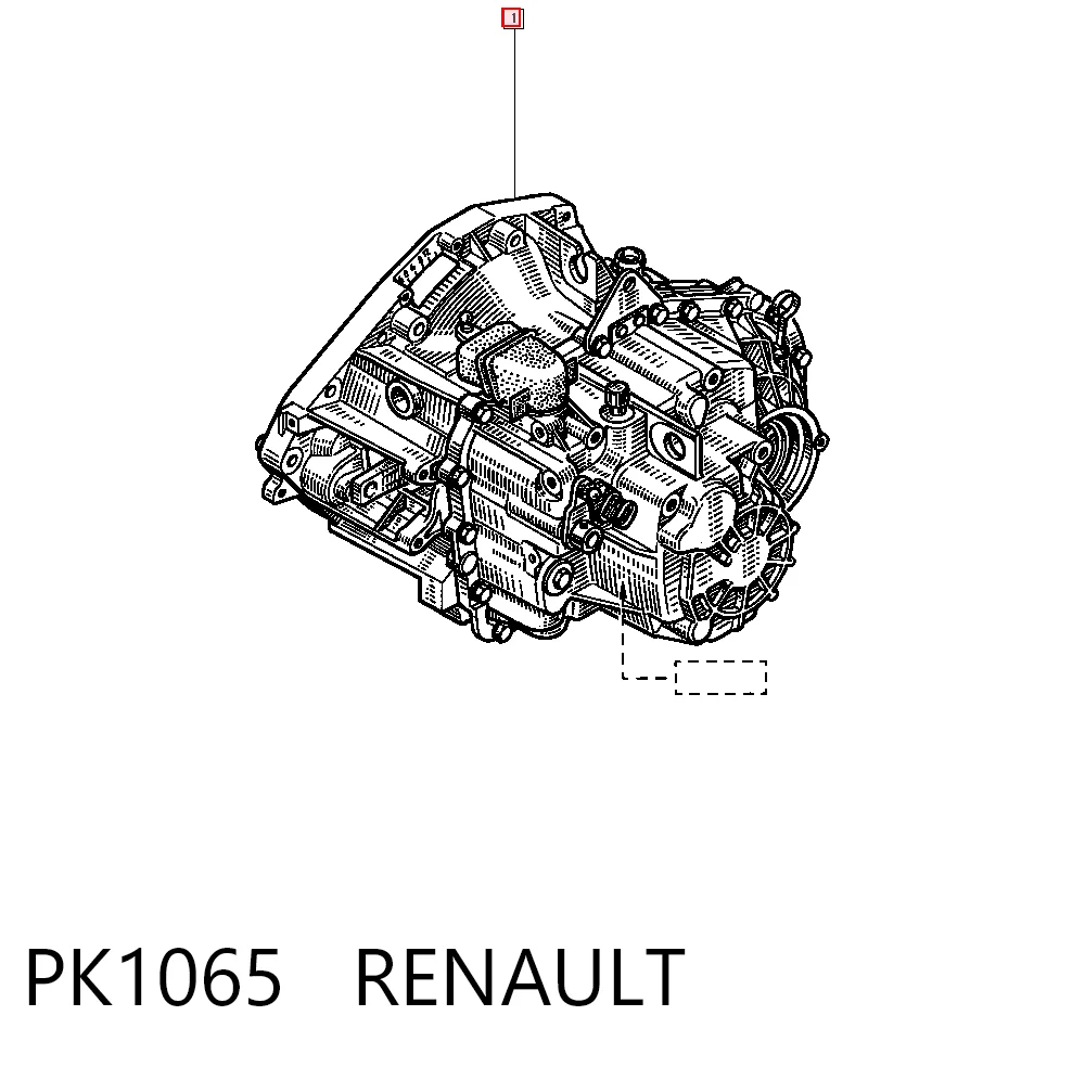 Caja de cambios mecánica para Renault Espace III JE