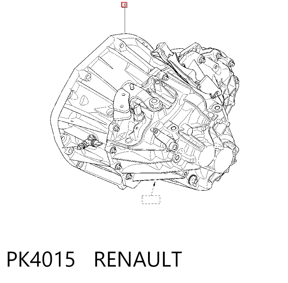 Caja de cambios manual Renault Laguna III