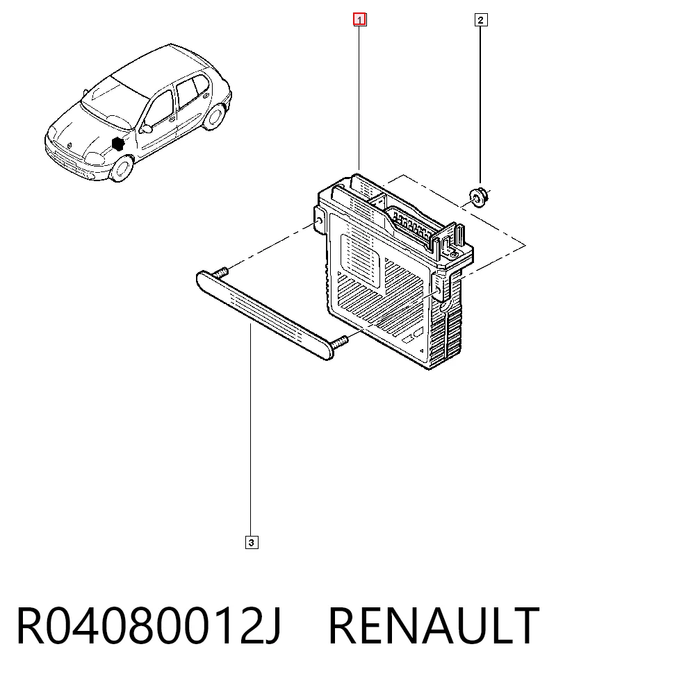 Centralina Del Motor para Renault Kangoo I KC0, KC1