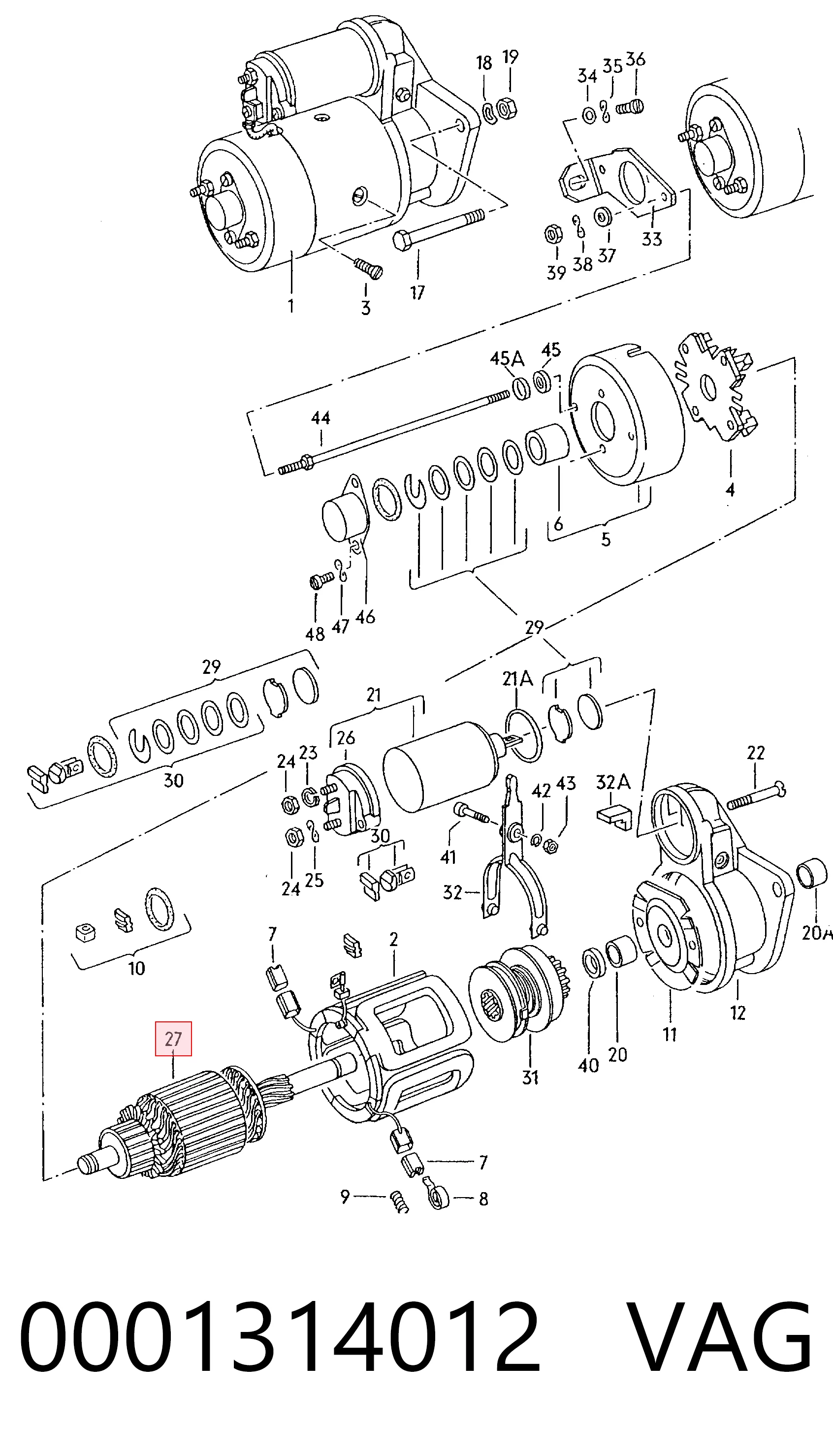 Motor de arranque 0986010928 Bosch