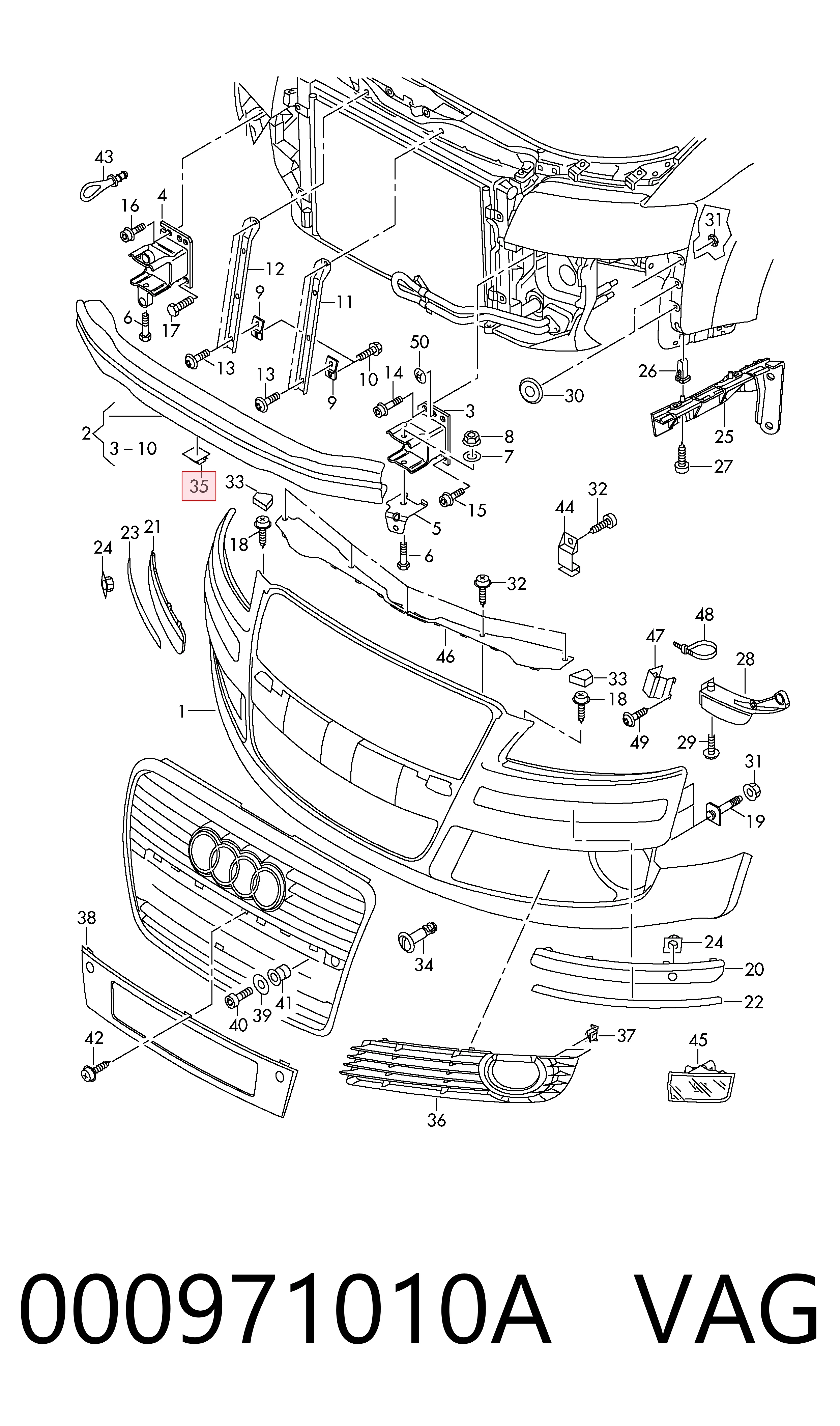  VAG 000971010A precio, desde 7,08 EUR