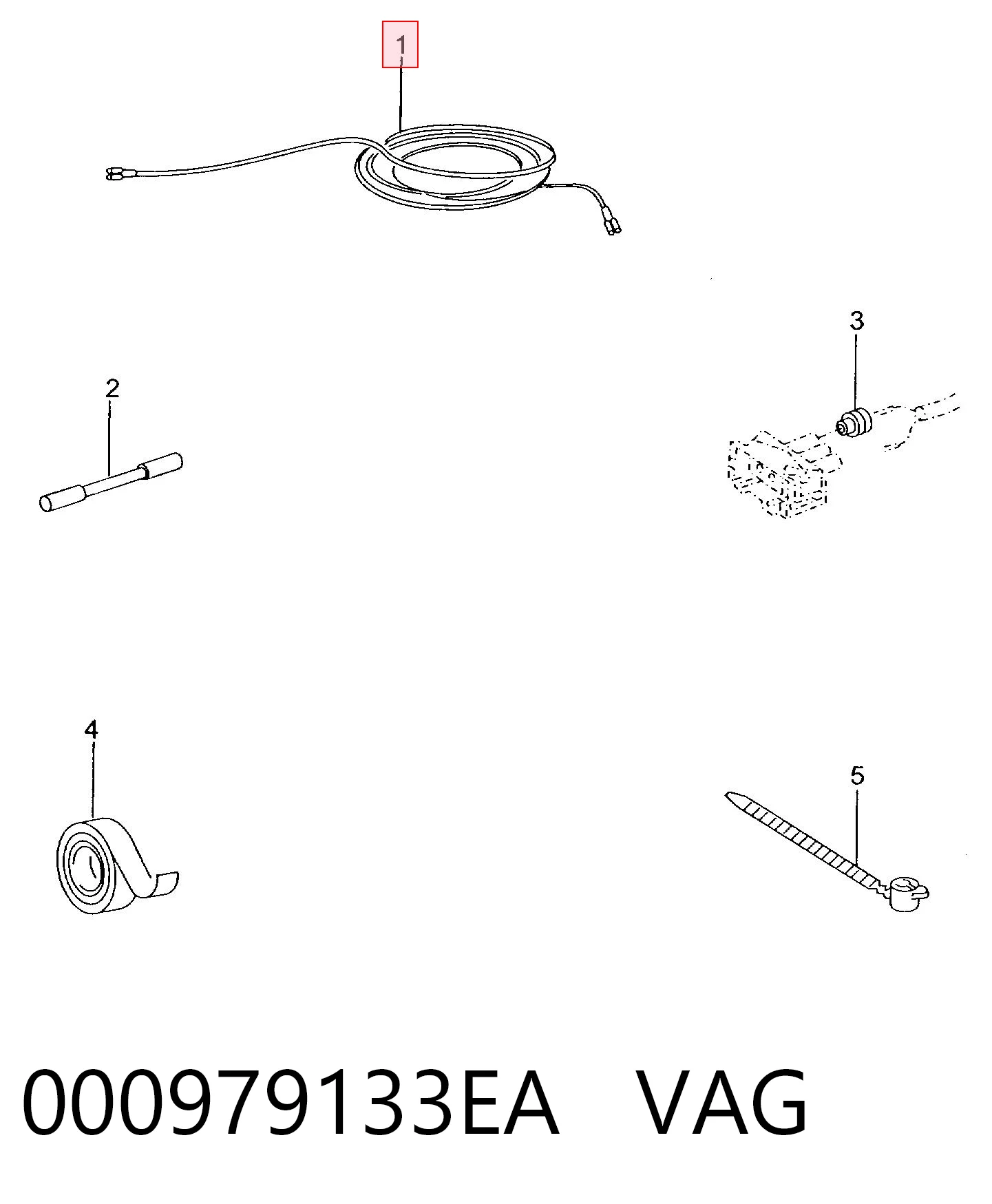 000979133EA VAG Sensor de detonación