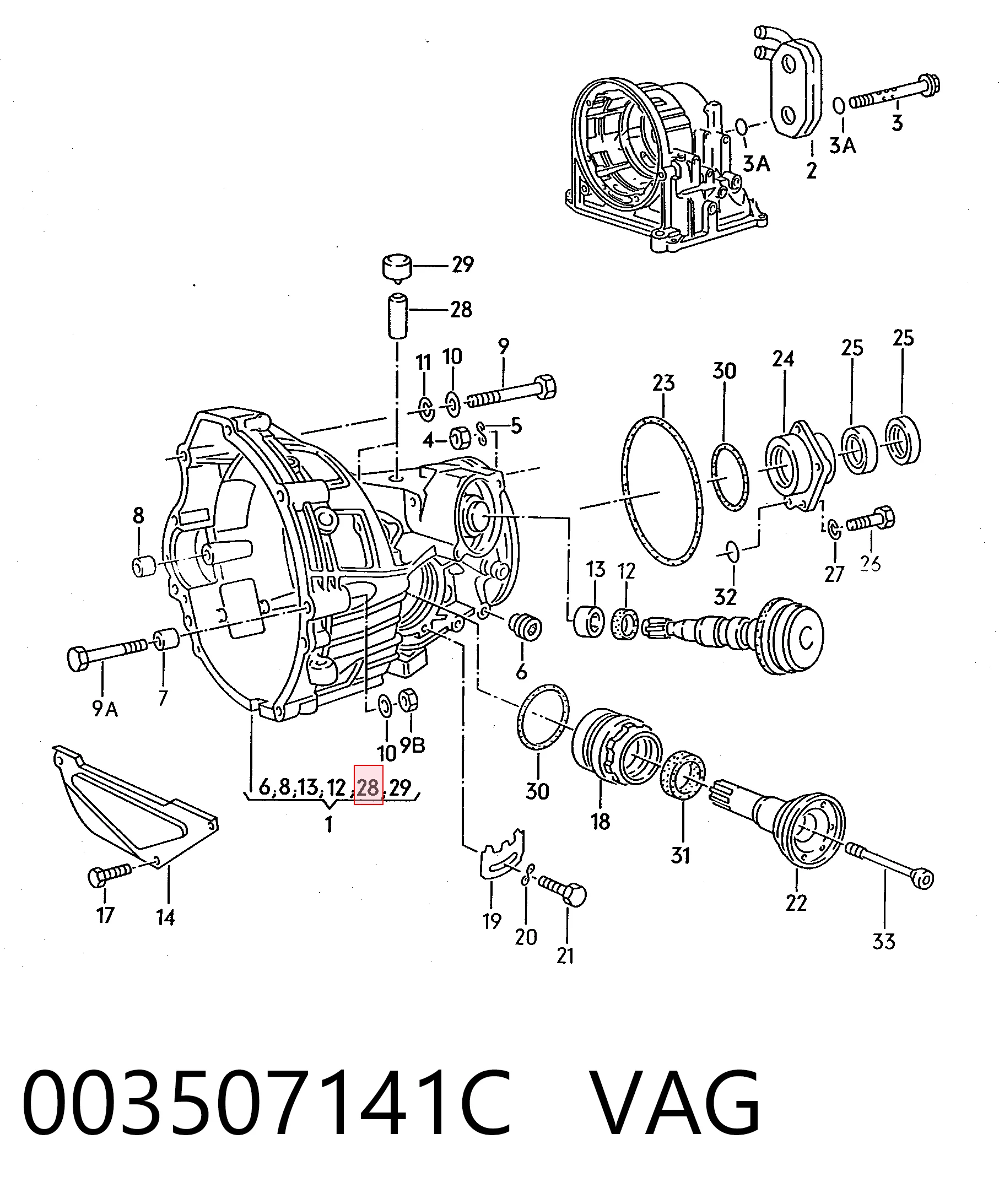 003507141C VAG