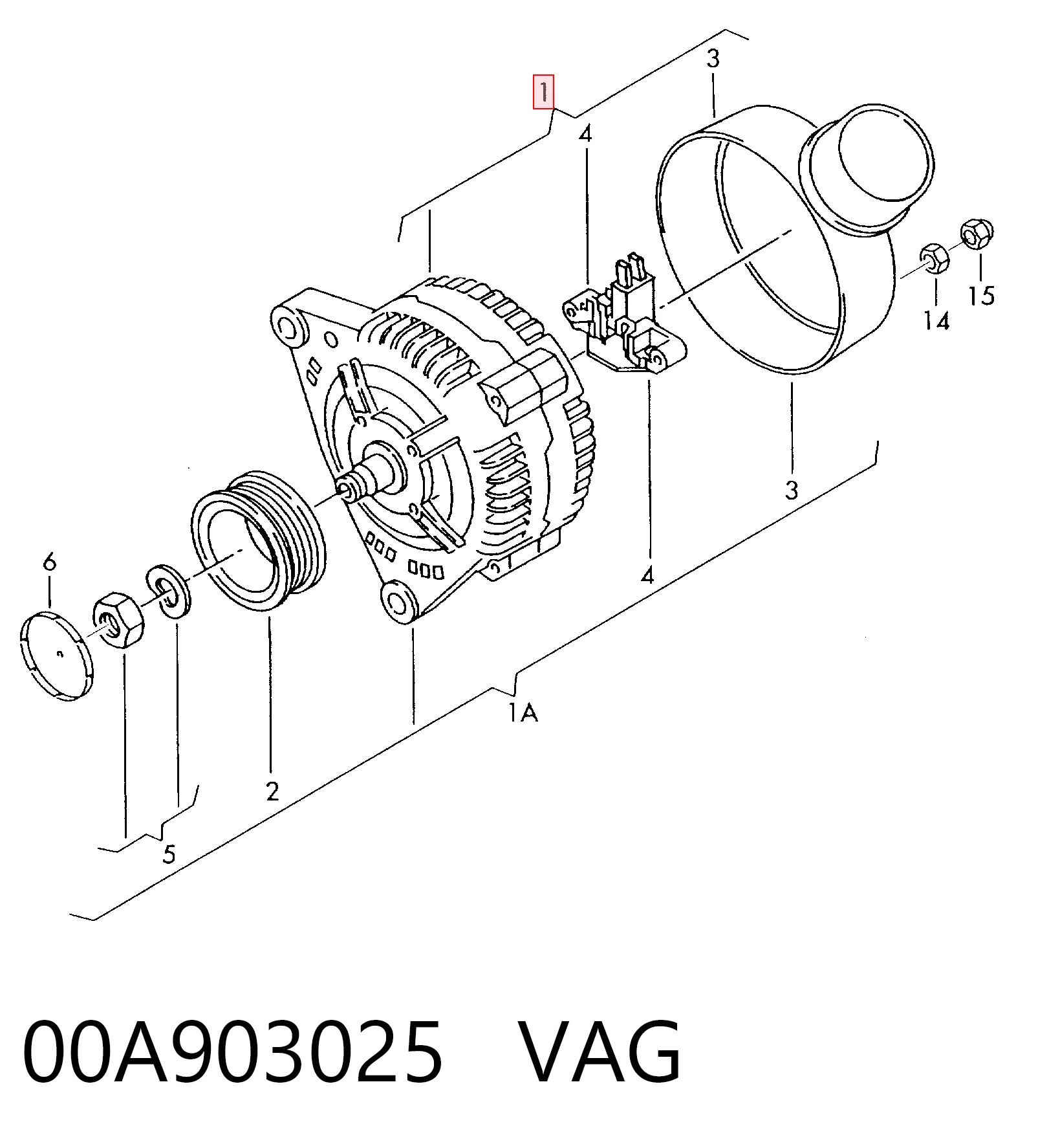 00A903025 VAG