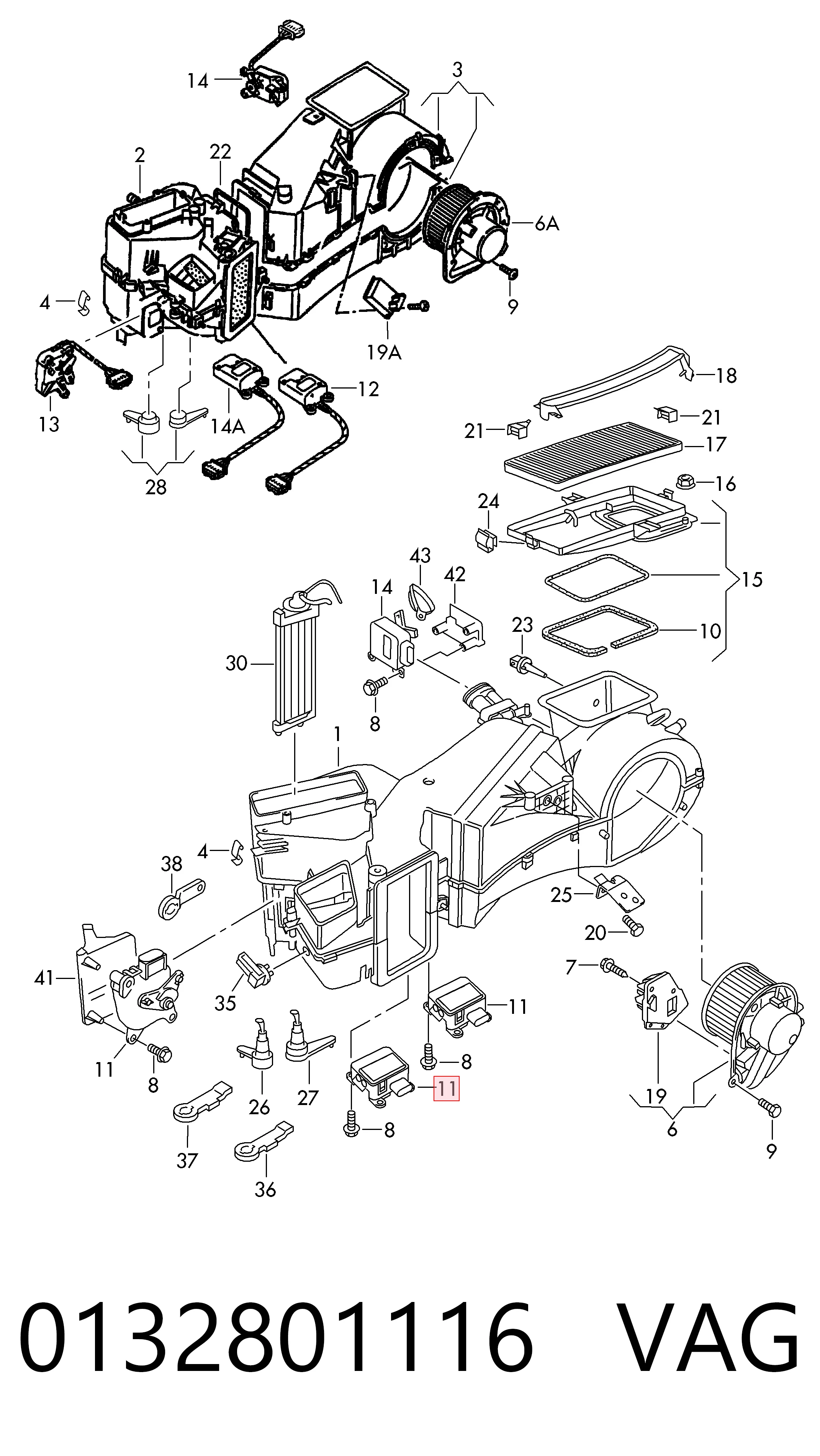 Comprar Actuador de compuerta de la calefacción Audi A4 B5 8D2