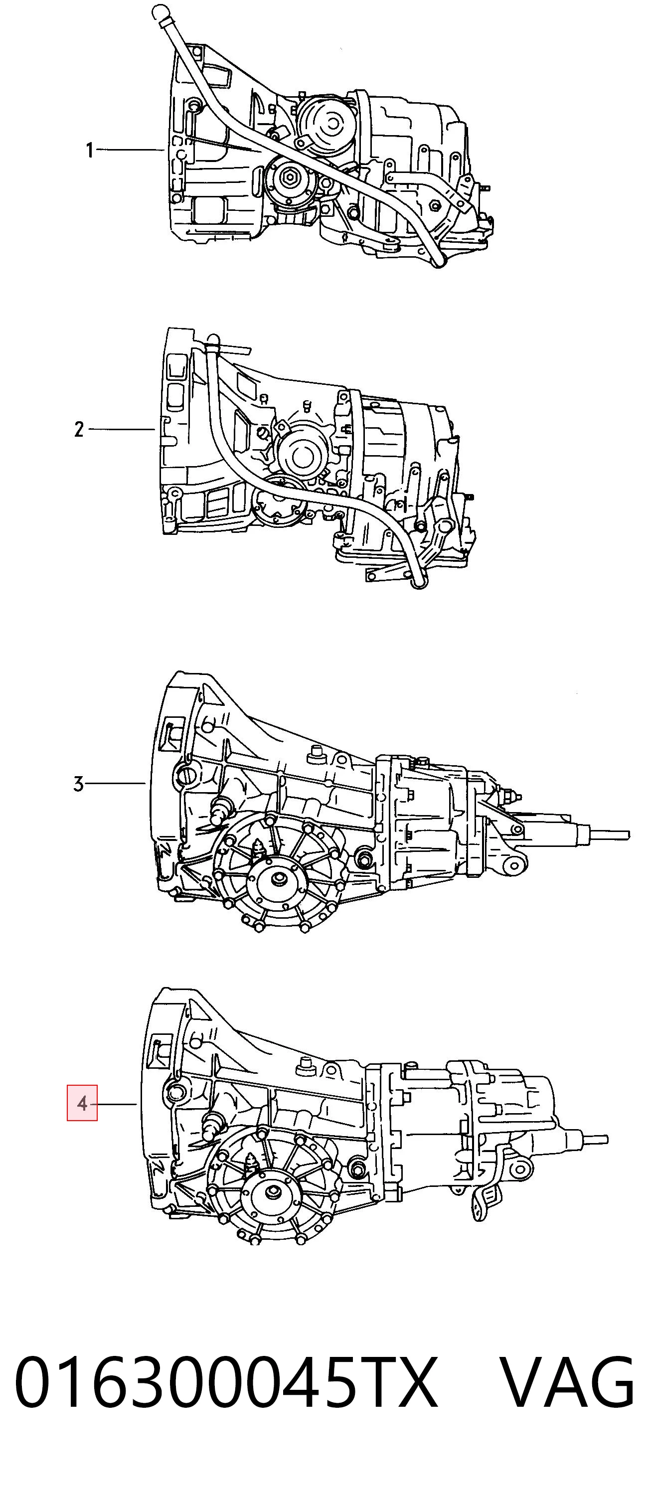 Comprar Caja de cambios manual completa Audi 100  44, 44Q a bajo precio