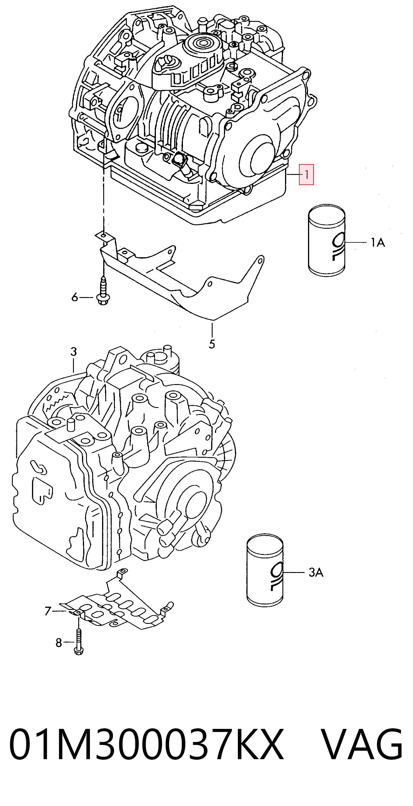 01M300037KX VAG