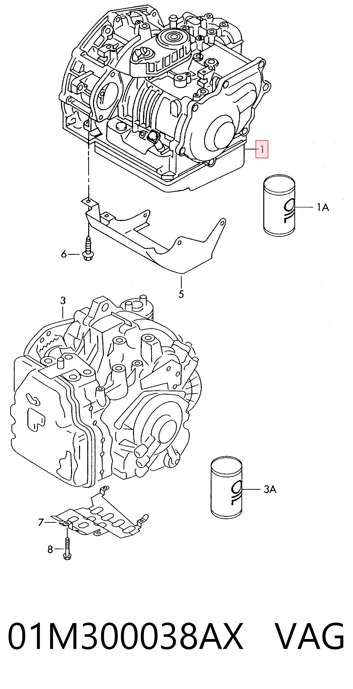01M300038AX VAG
