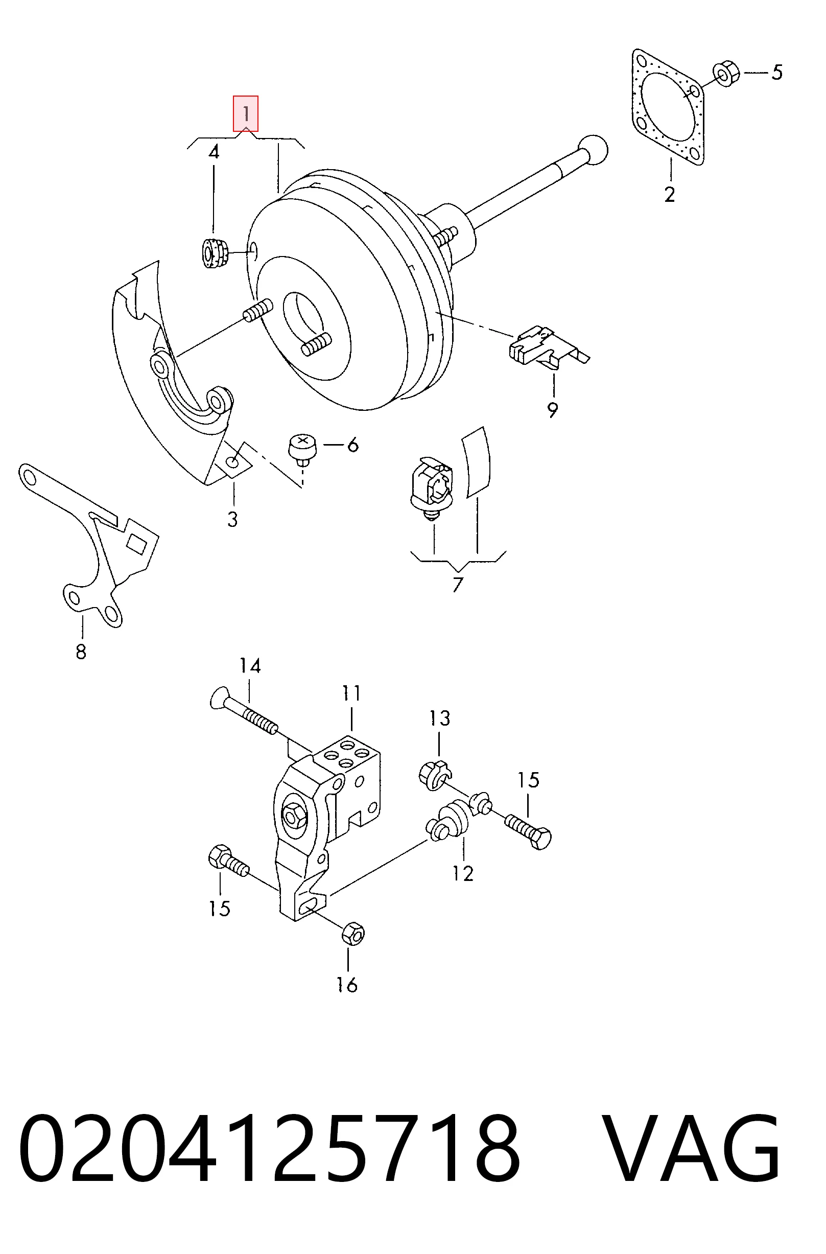 Comprar 3L614002 AND Servofreno