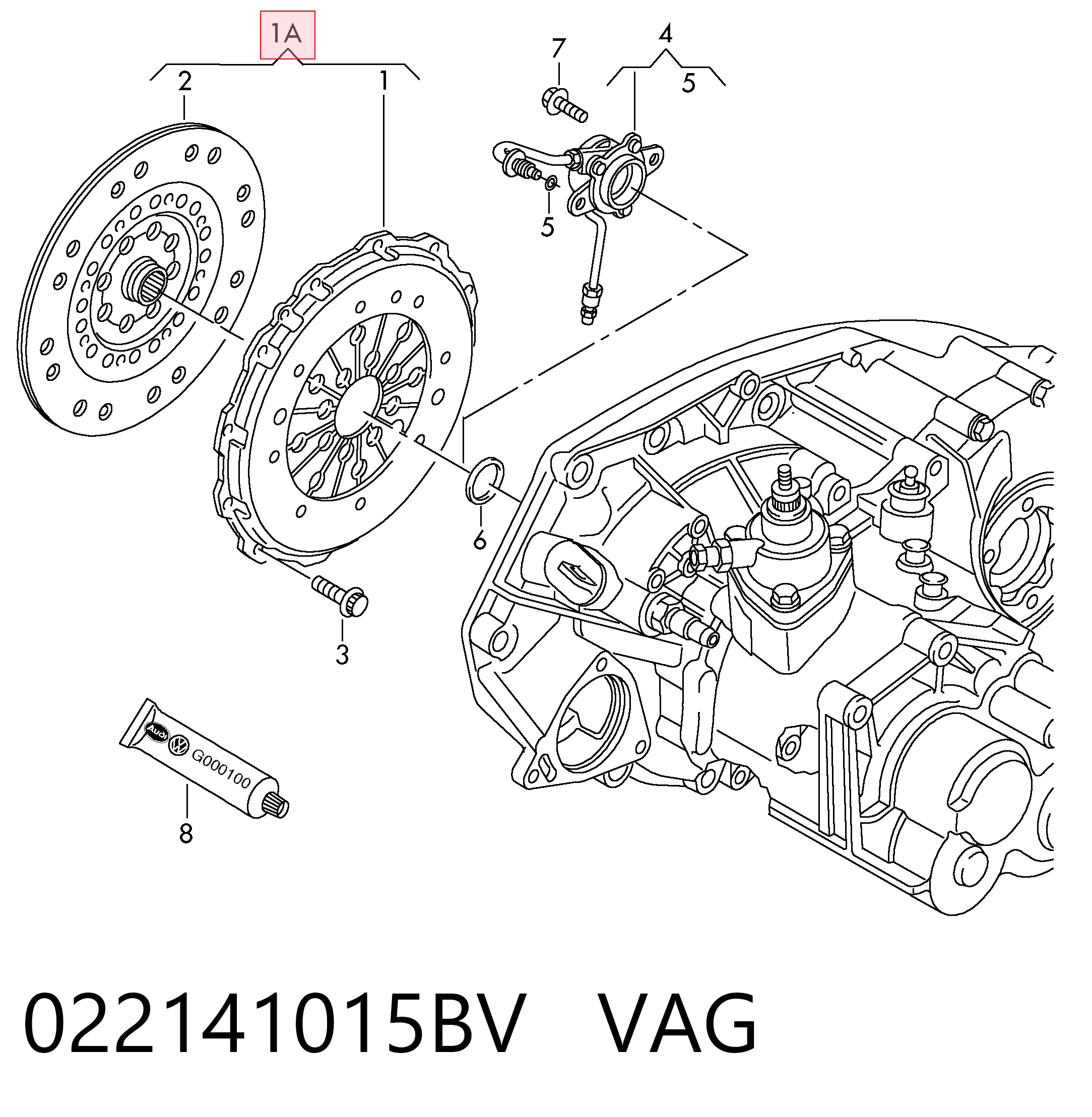 Kit de embrague INA 624302309