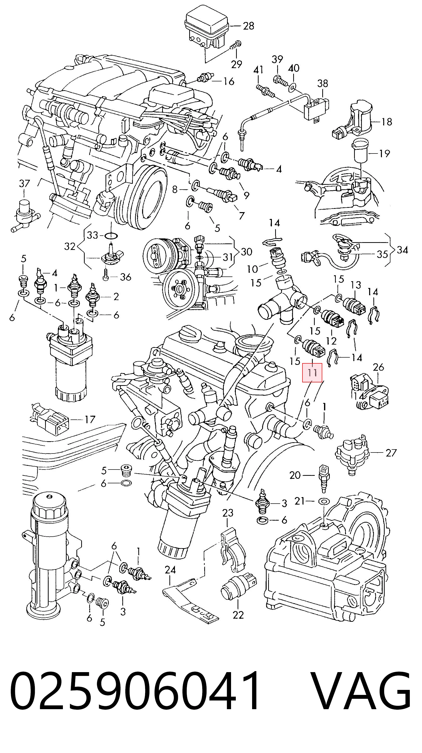 Sensor temperatura refrigerante BMW 5  (1980-1990)