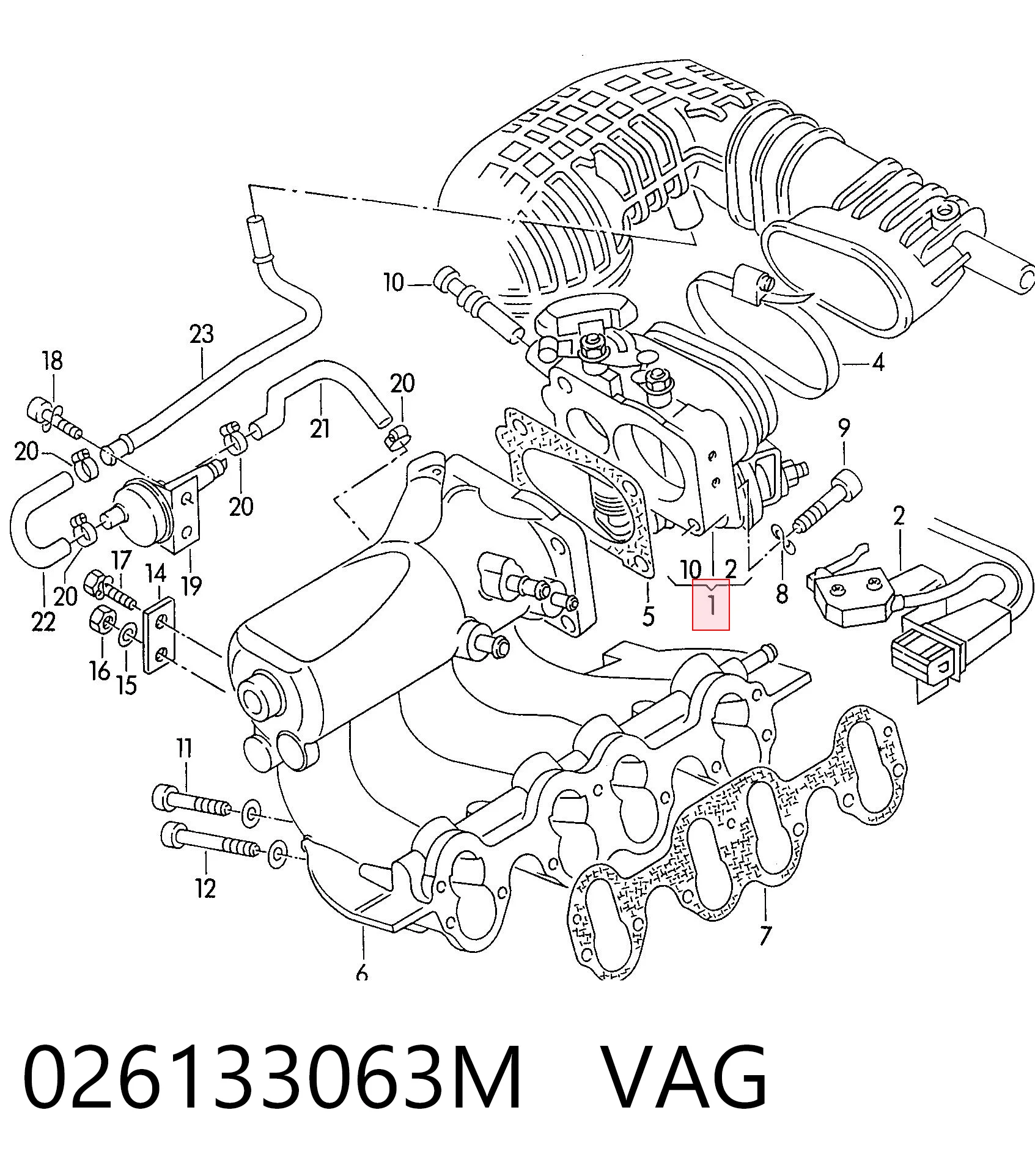 Comprar Cuerpo de aceleración completo Audi 80  89, 89Q, 8A a bajo precio