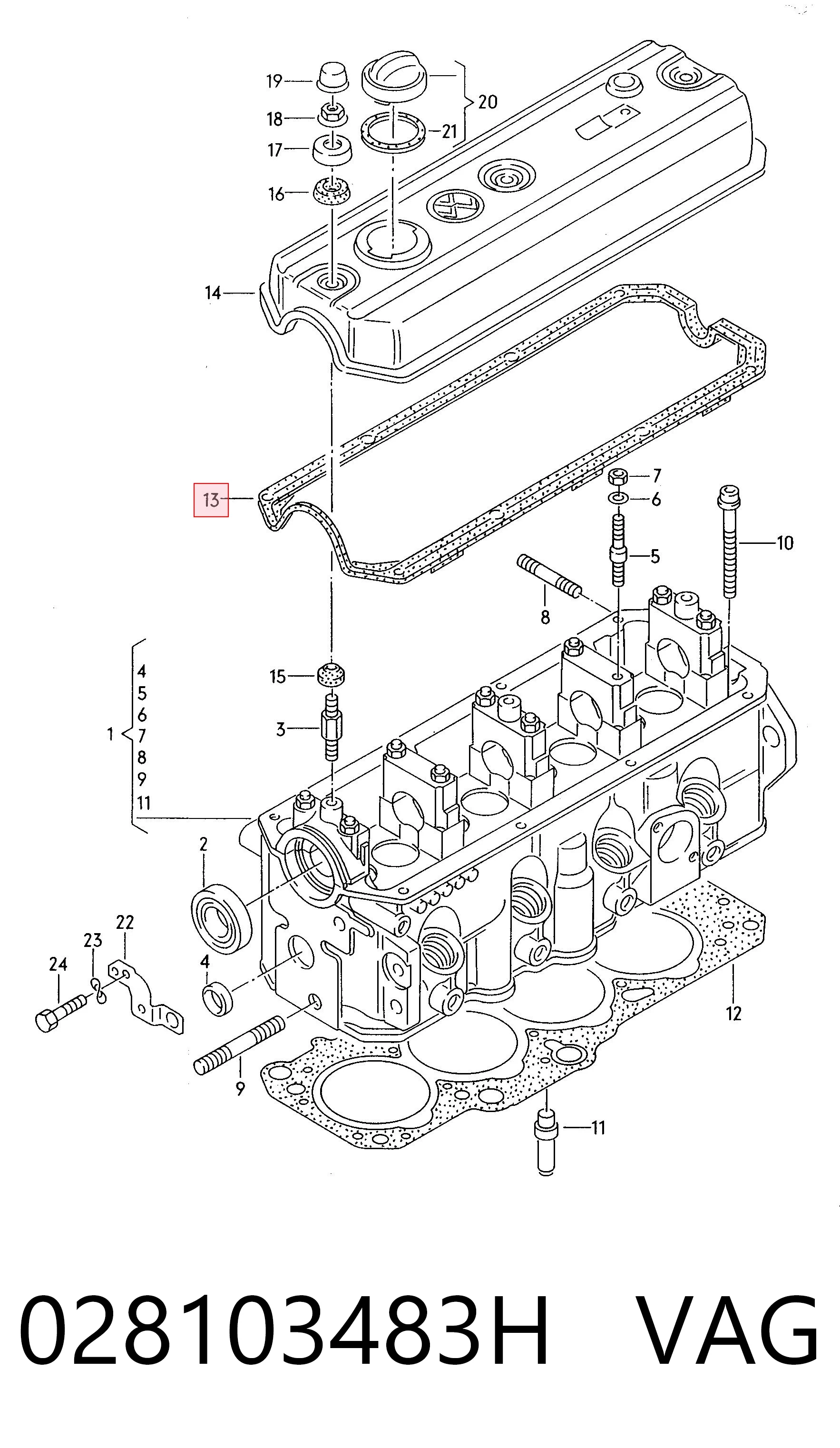 Comprar Junta de tapa de balancines 80  8C2