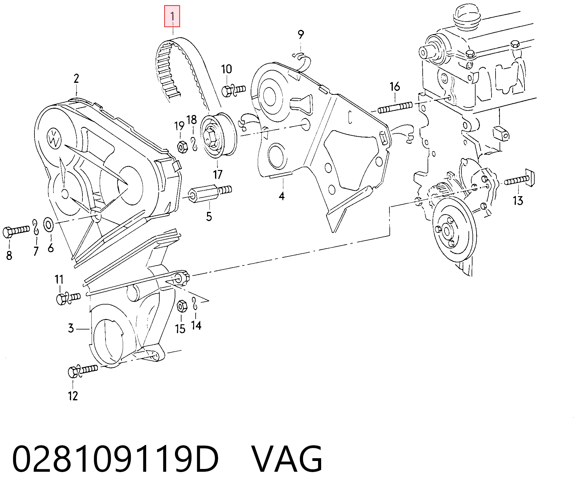 Comprar Correa distribución Seat Toledo I 1L