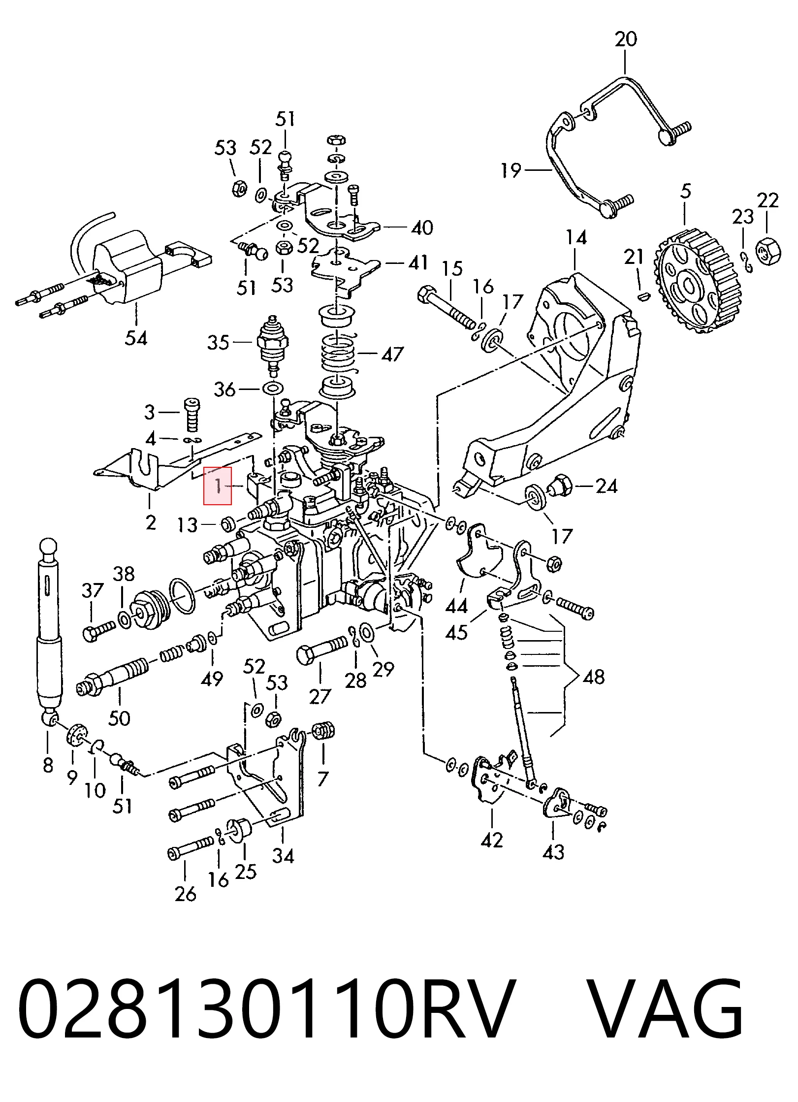 0986440155 Bosch Bomba de inyección