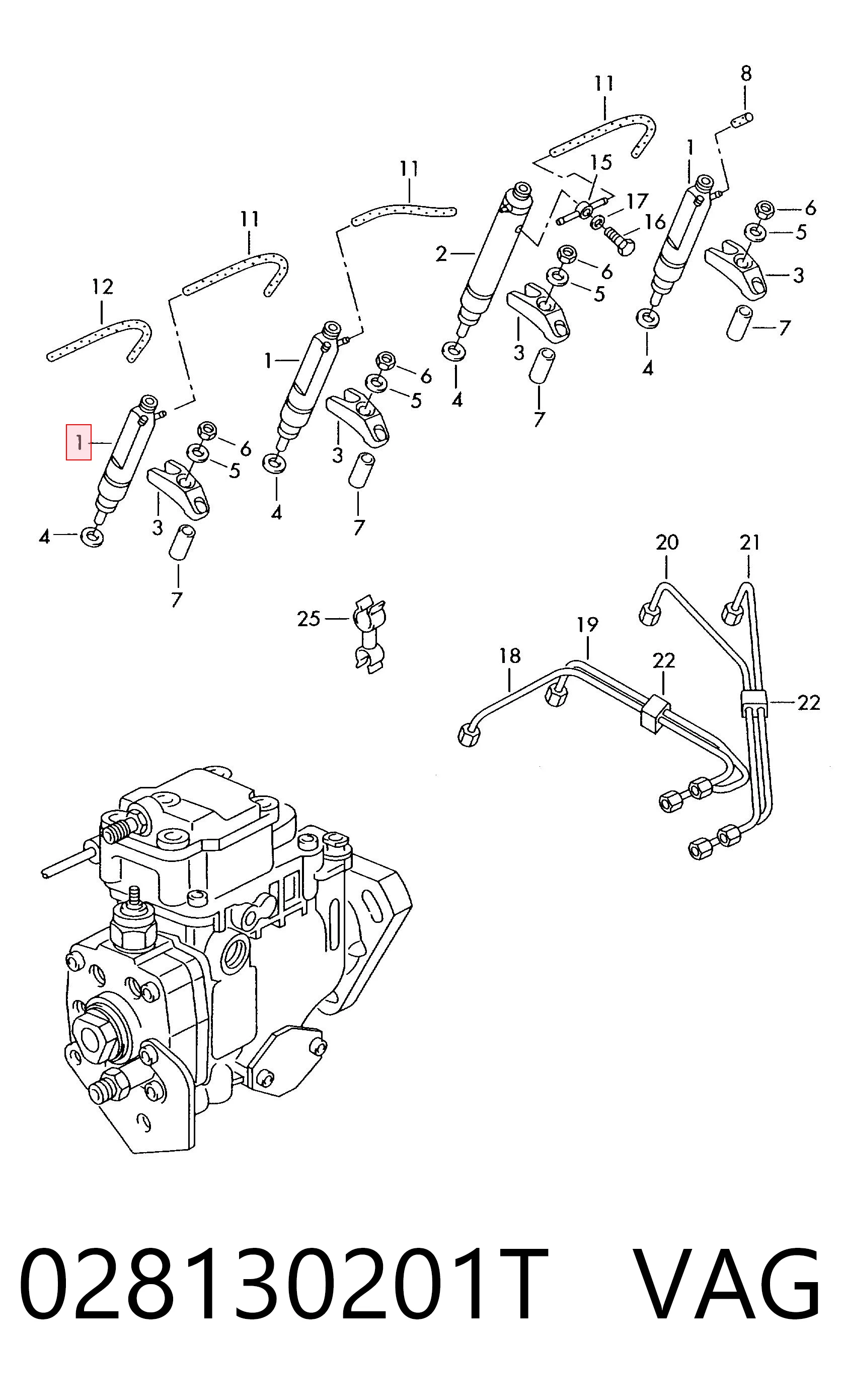 Comprar Inyector de combustible Audi A6  4B2, 4B4 a bajo precio