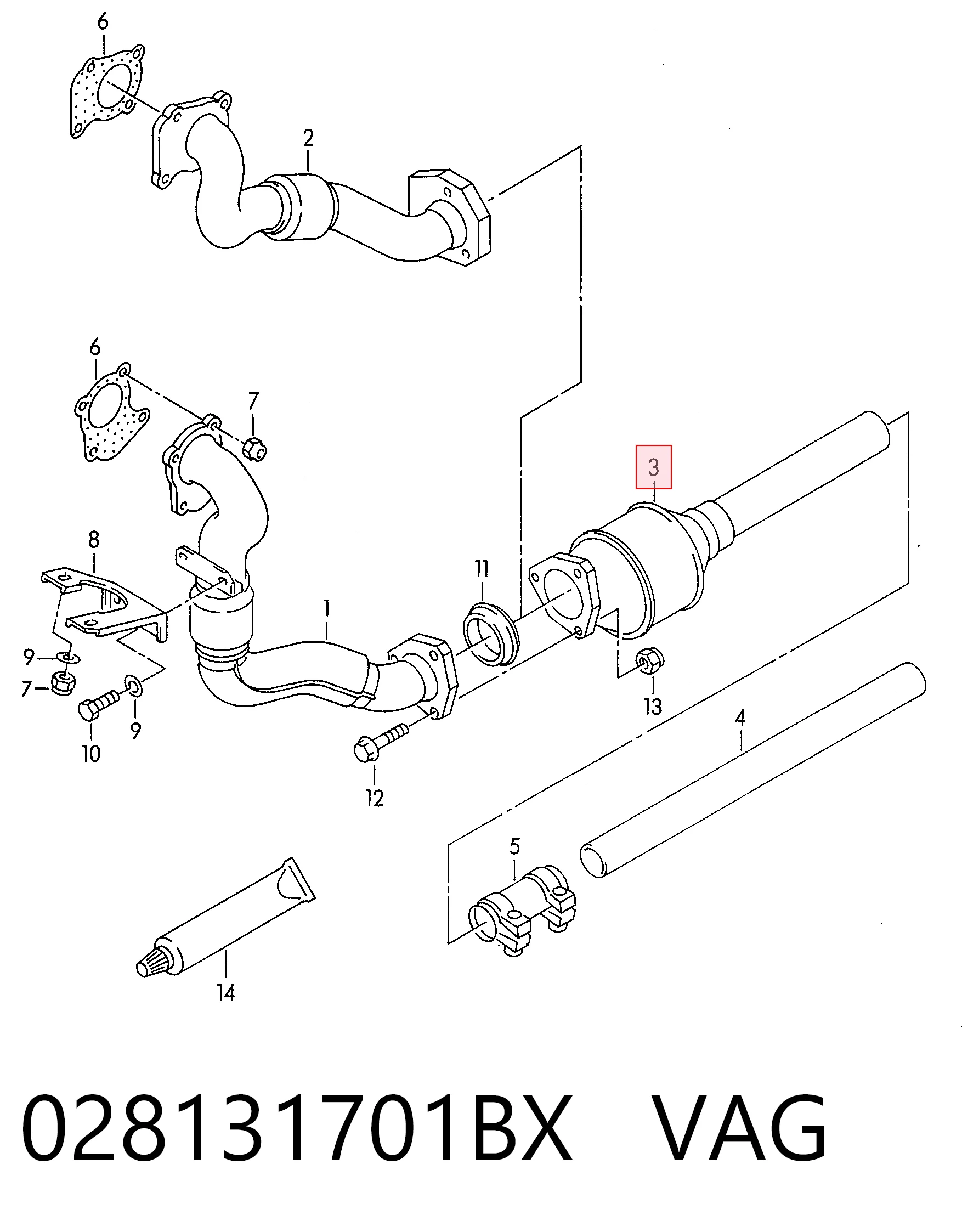 Comprar 311296 Arvin Tesh Catalizador