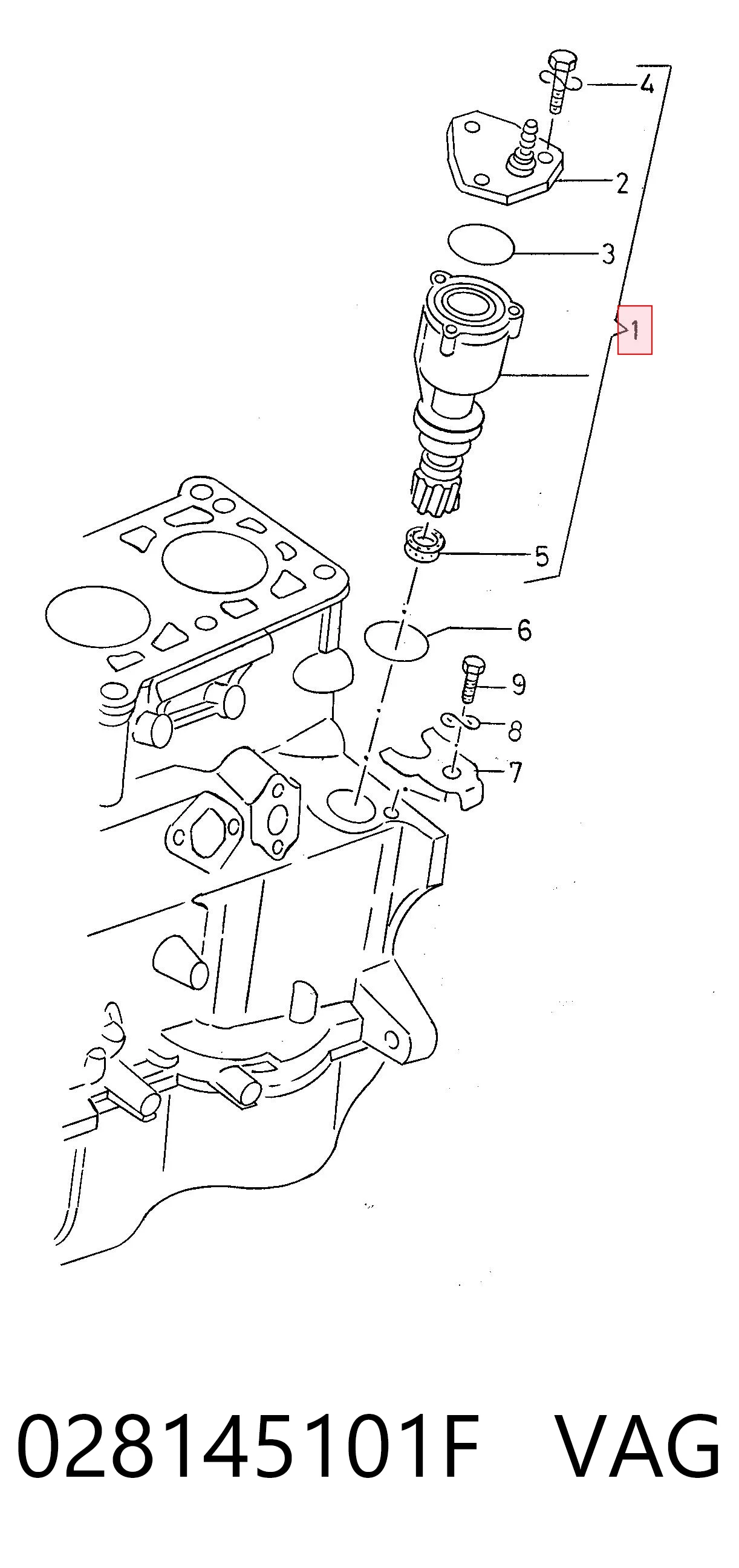 Bomba de vacío para Audi 80 8C2