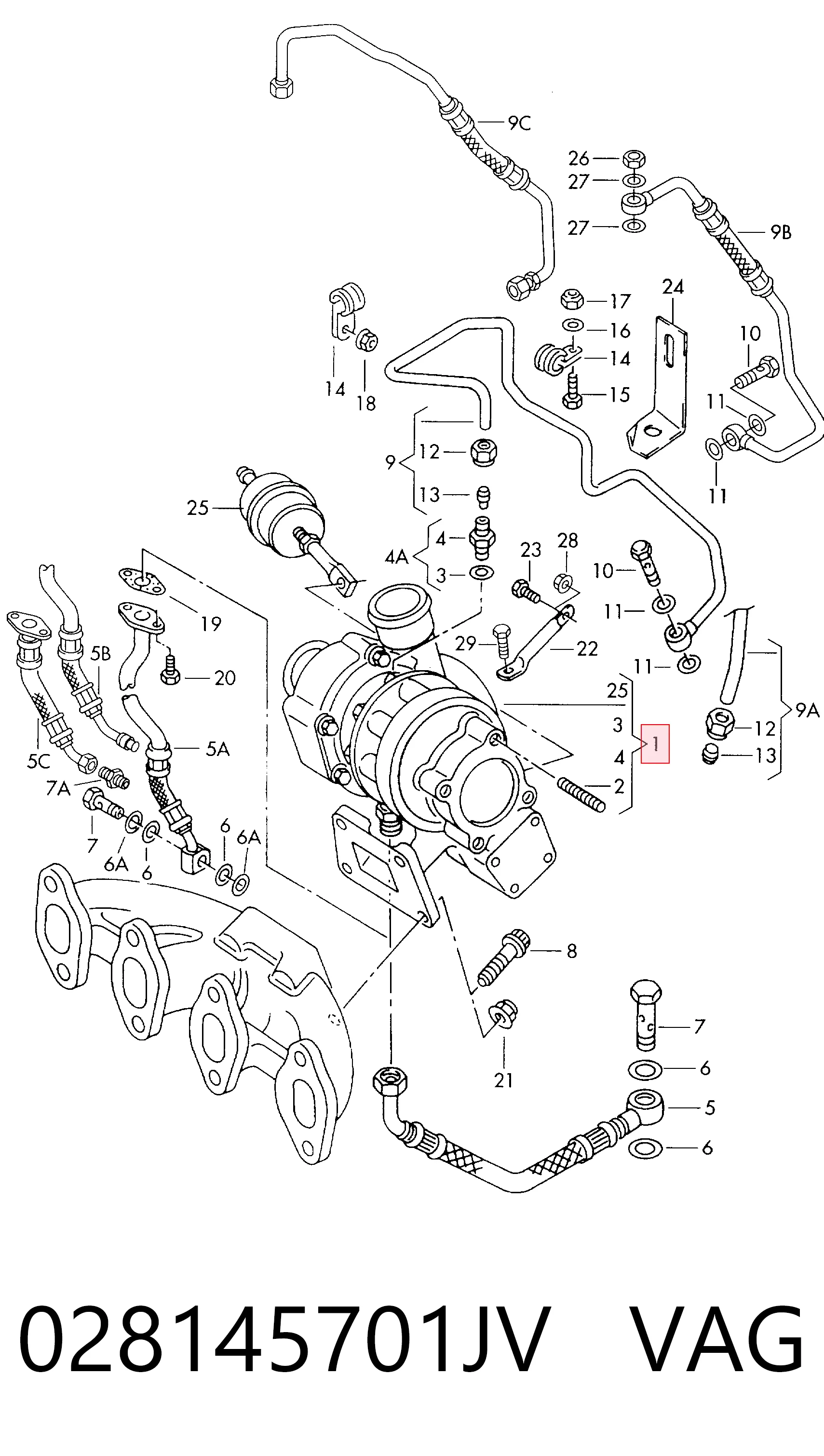 Turbocompresor Seat Toledo I sedán (1L) (1991 - 1999) precio, desde 76,96 EUR