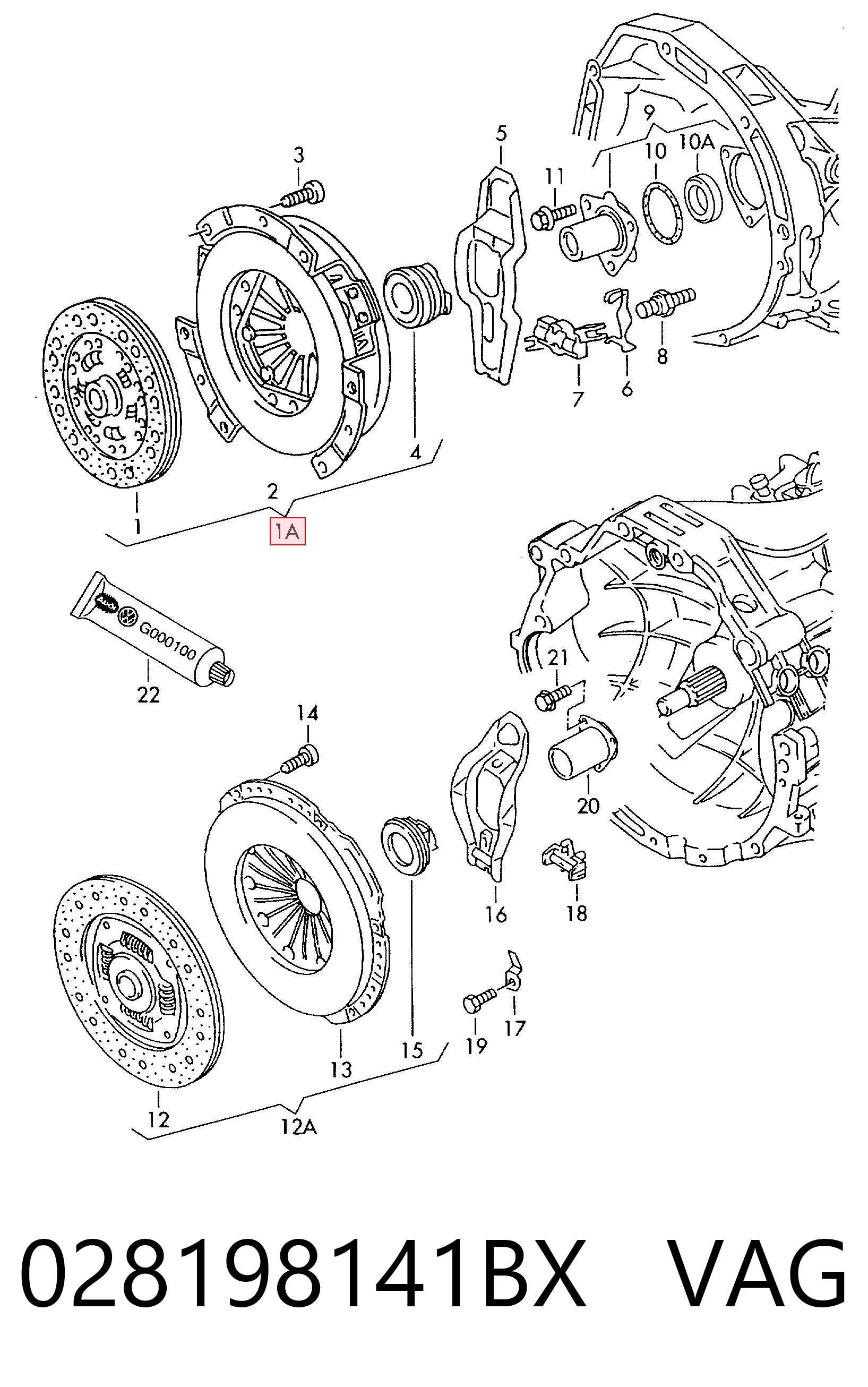 028198141BX VAG