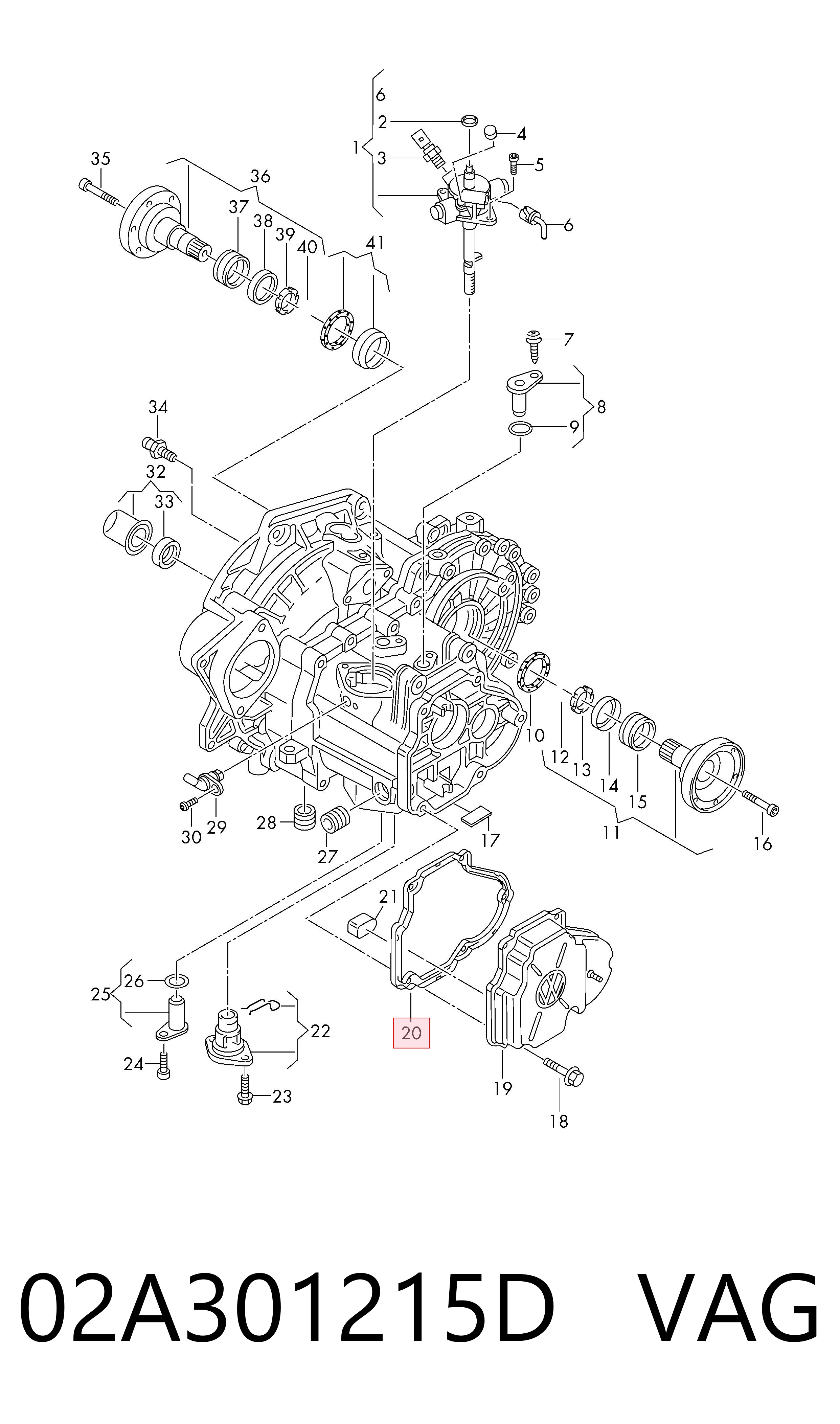 Comprar Junta del cárter de aceite de la caja de cambios Seat Leon I 1M1