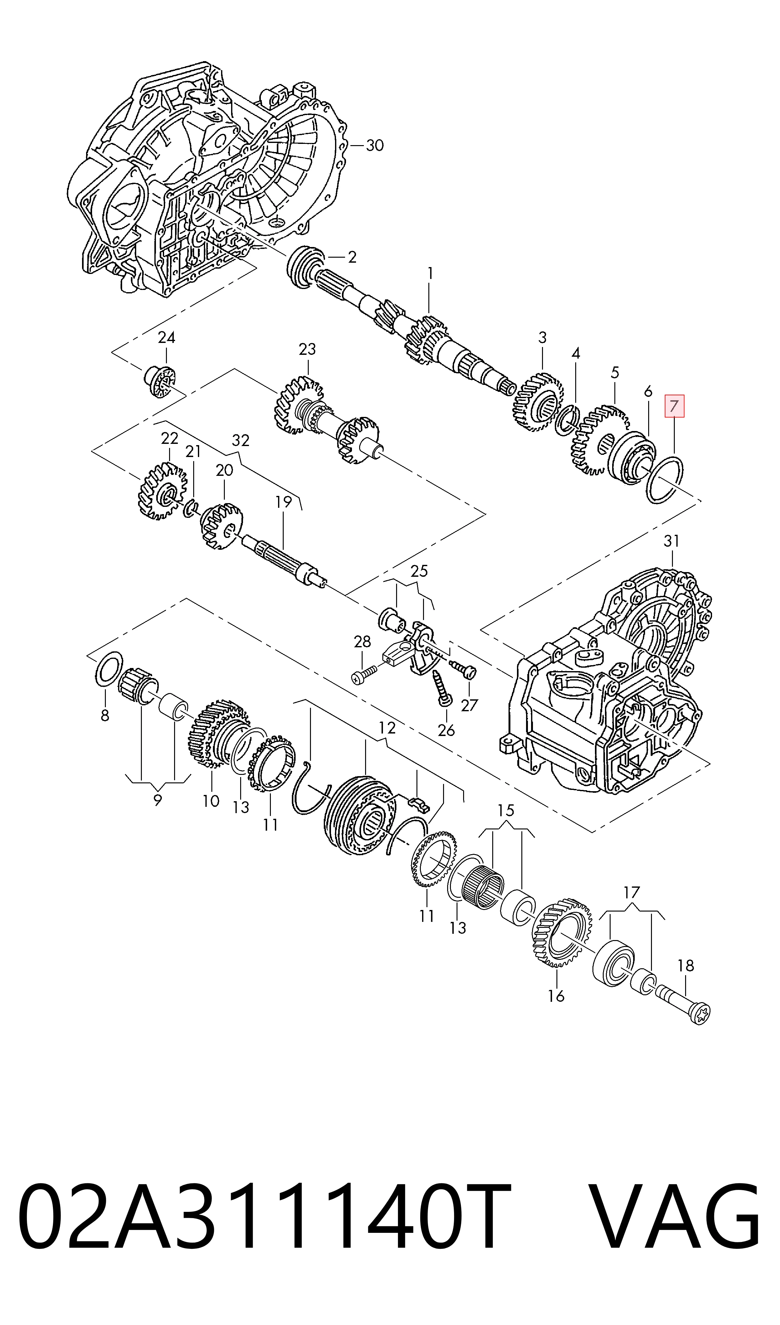 02A311140T VAG 
