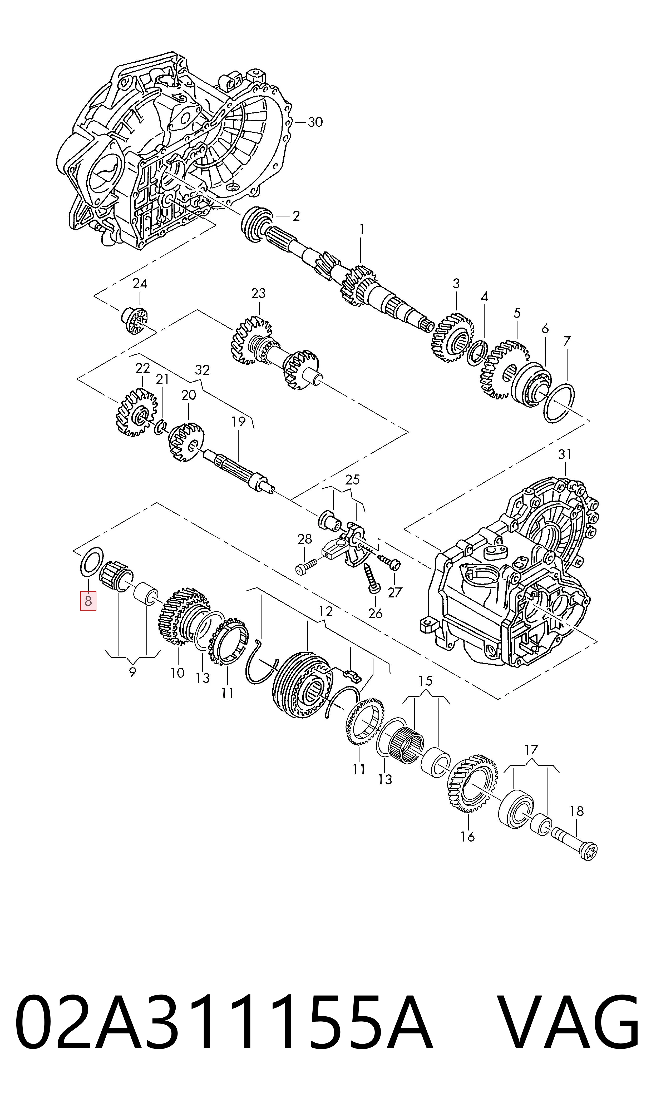 02A311155A VAG