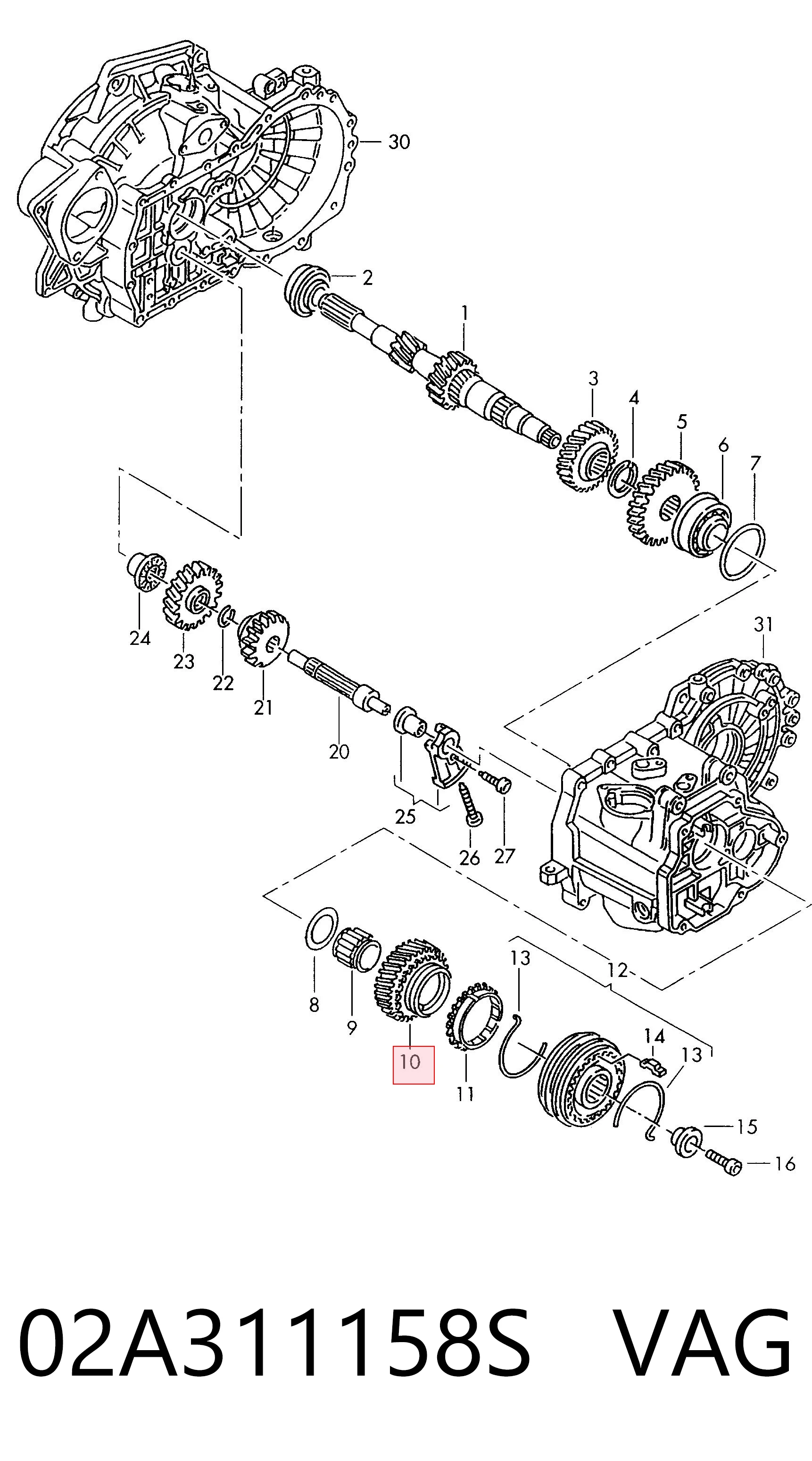 02A311158S VAG