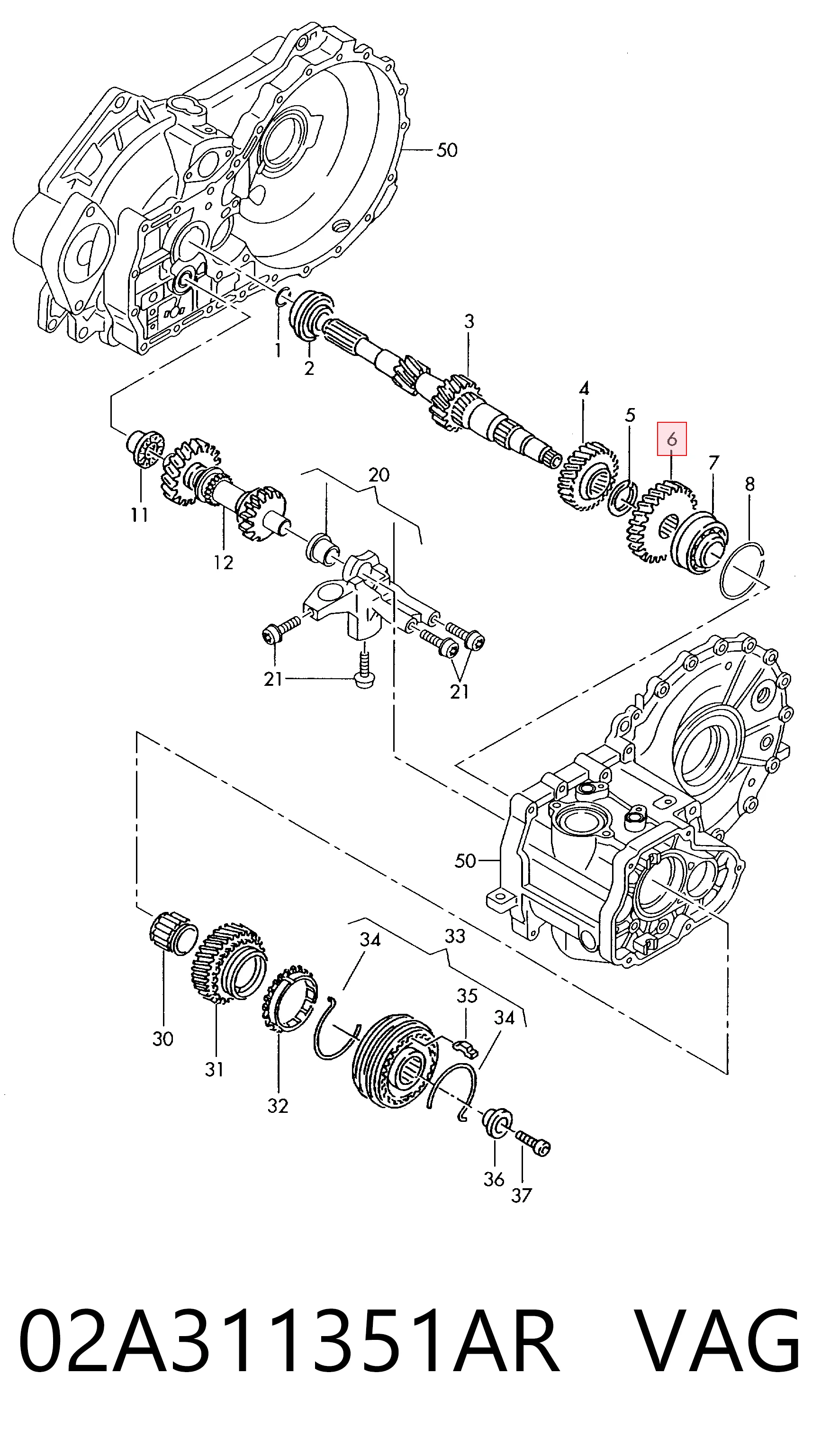 02A311351AR VAG