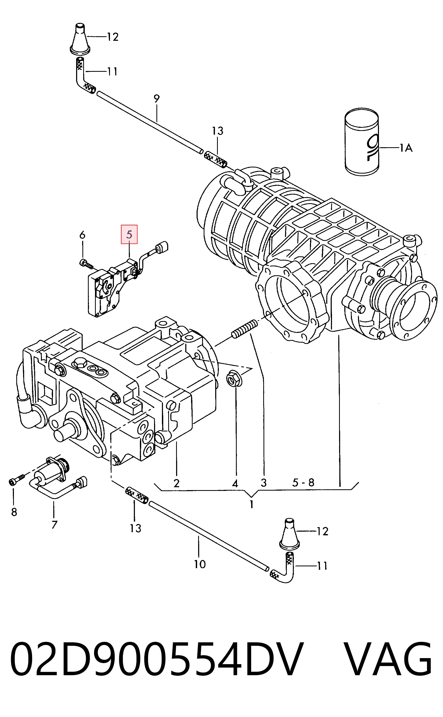02D900554DV VAG