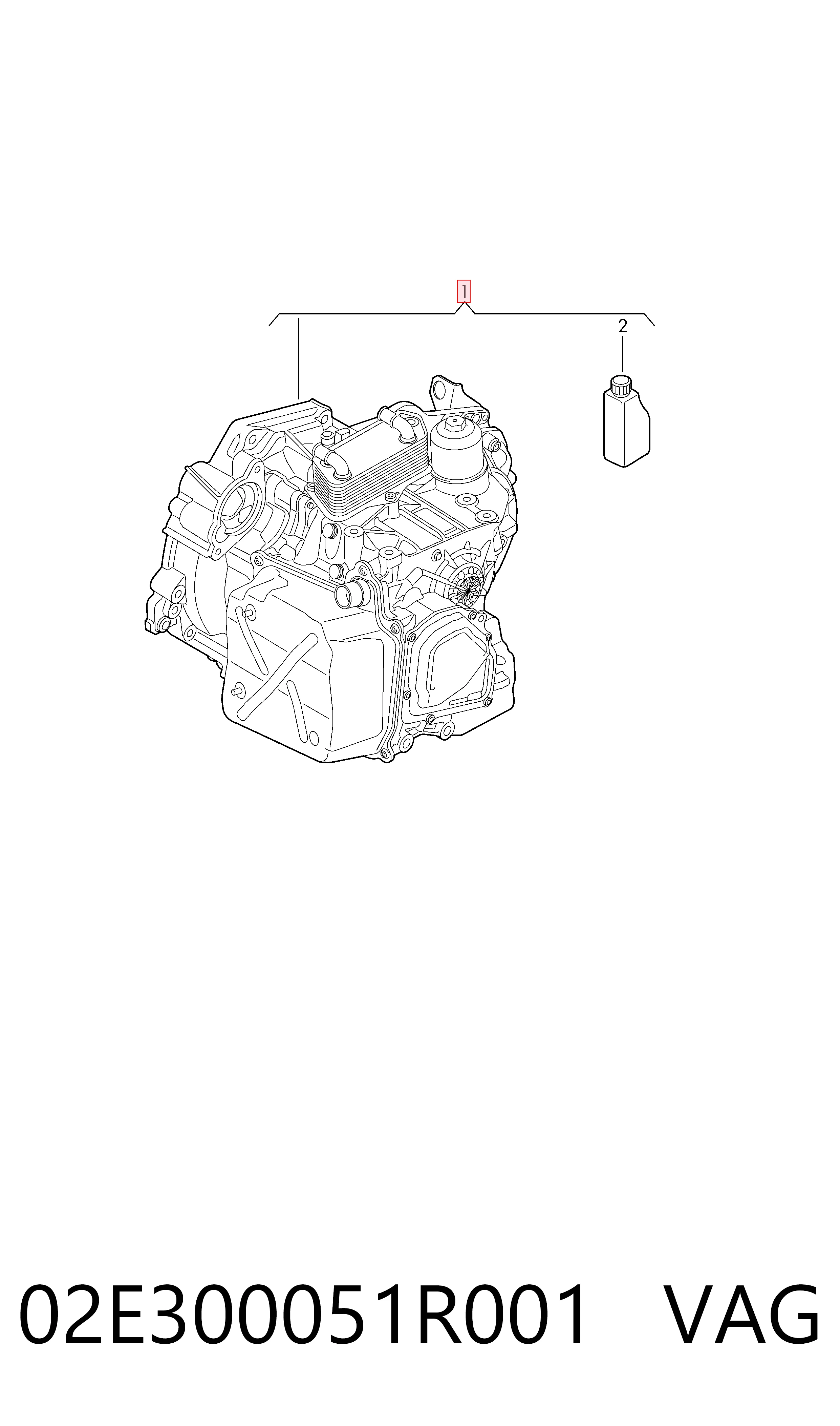 Transmisión automática para Volkswagen Jetta V 1K2