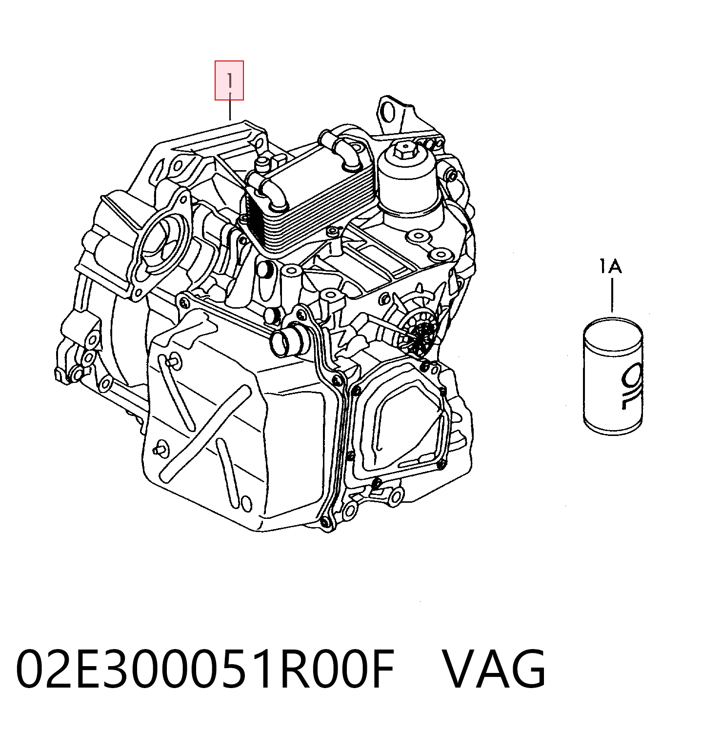 Transmisión automática para Volkswagen Jetta V 1K2