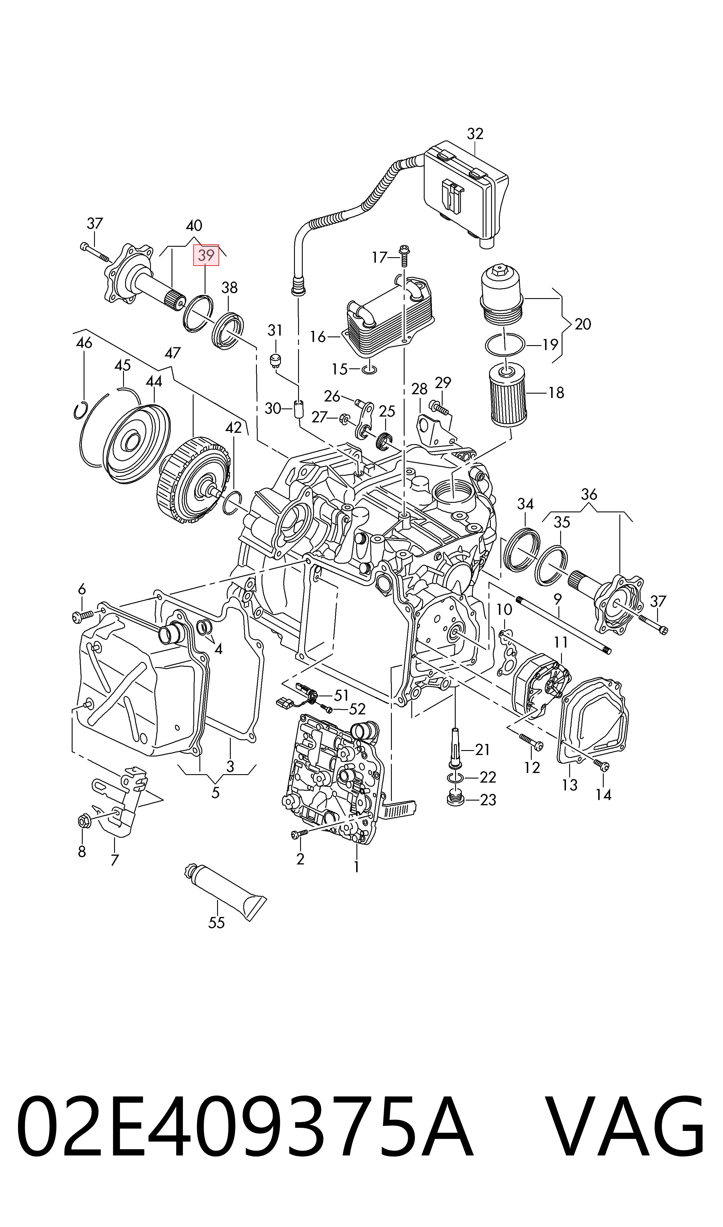  VAG 02E409375A precio, desde 3,96 EUR