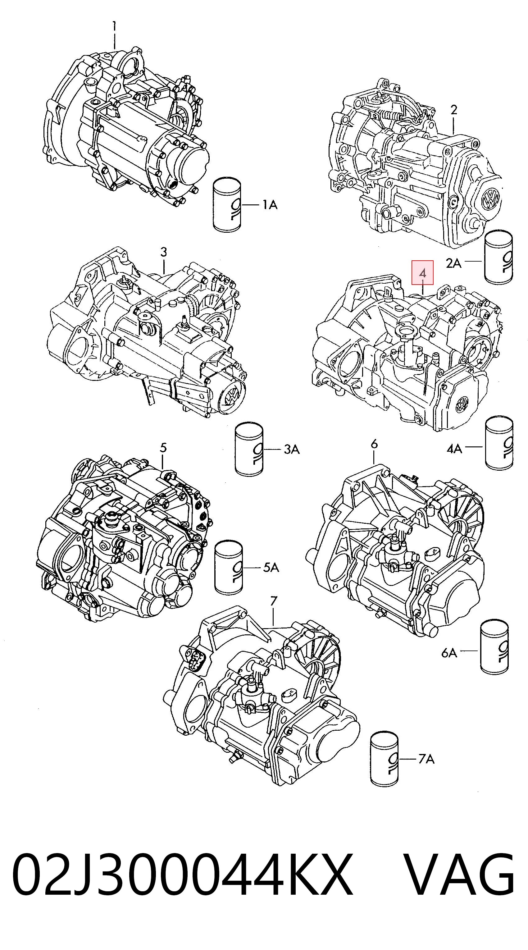 02J300044KX VAG
