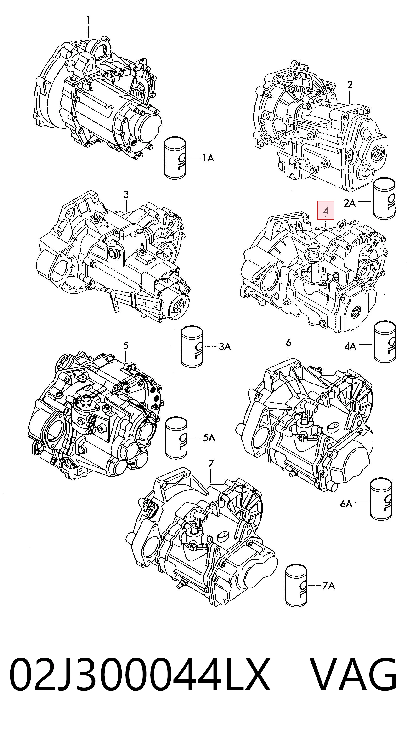 Comprar Caja de cambios manual completa Audi A3  8L1 a bajo precio