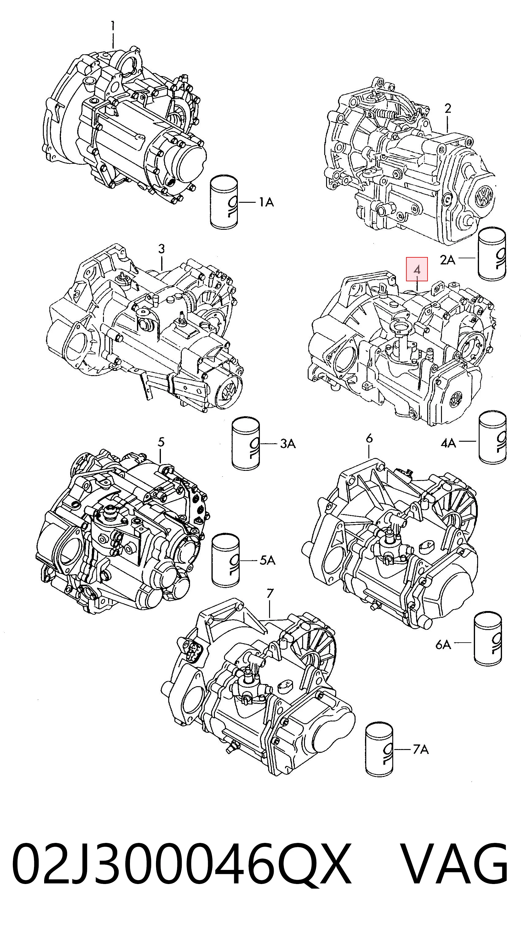02J300046QX VAG