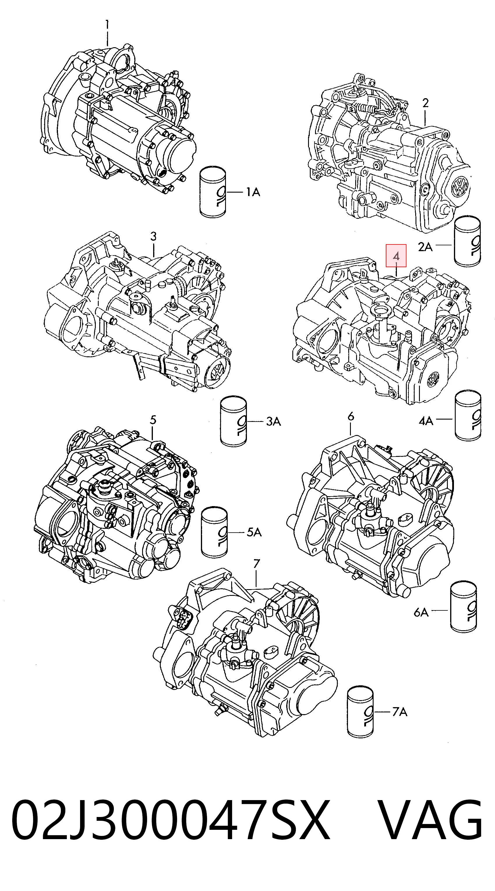 02J300047SX VAG