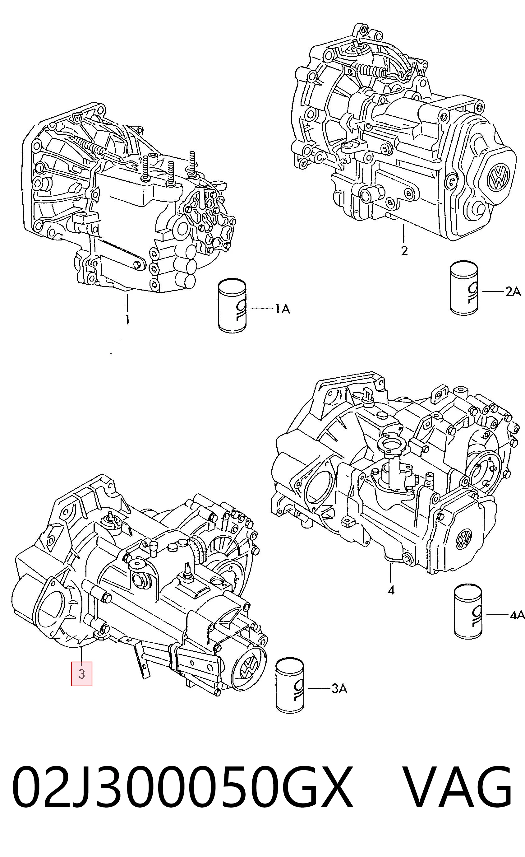 02J300050GX VAG