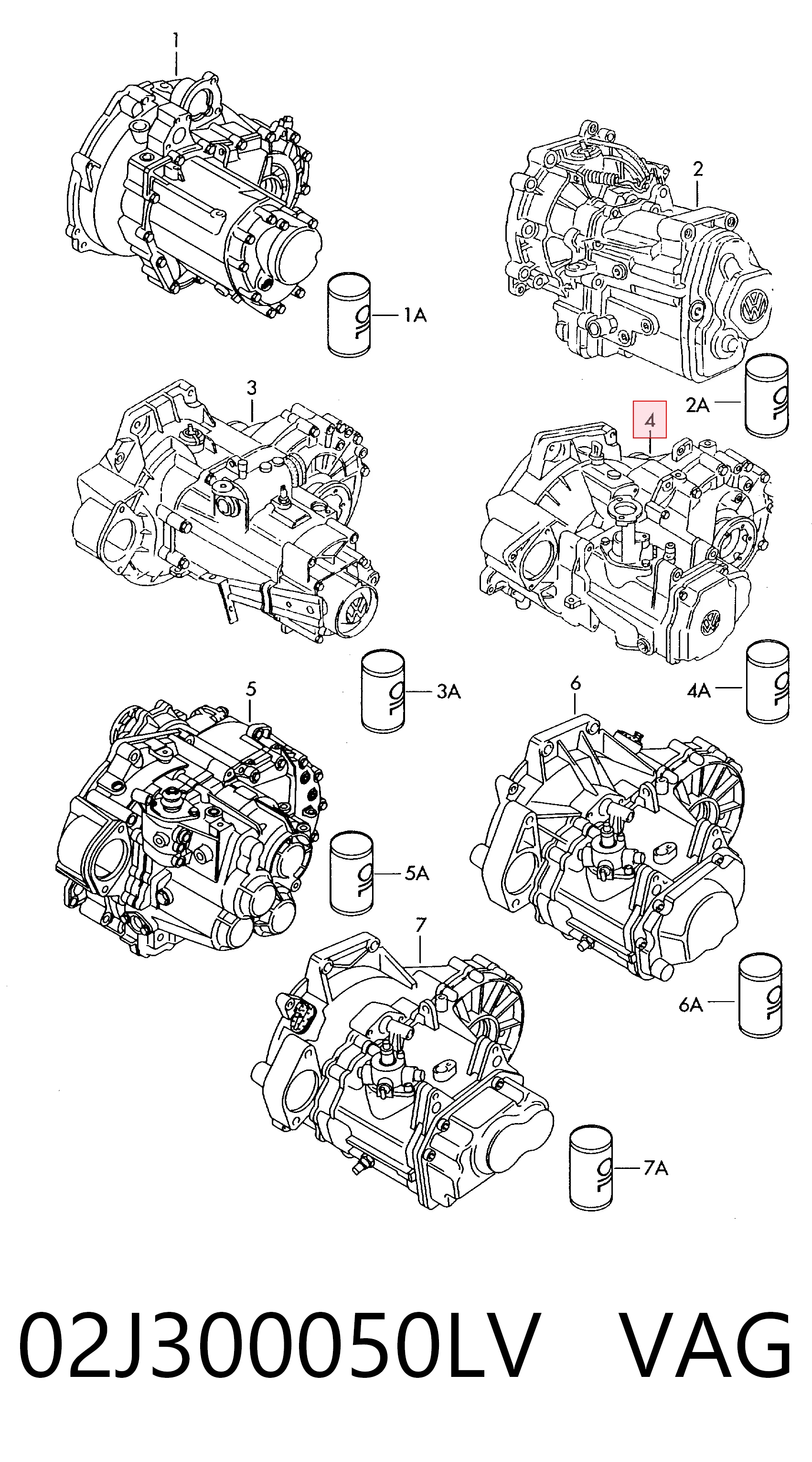 02J300050LV VAG