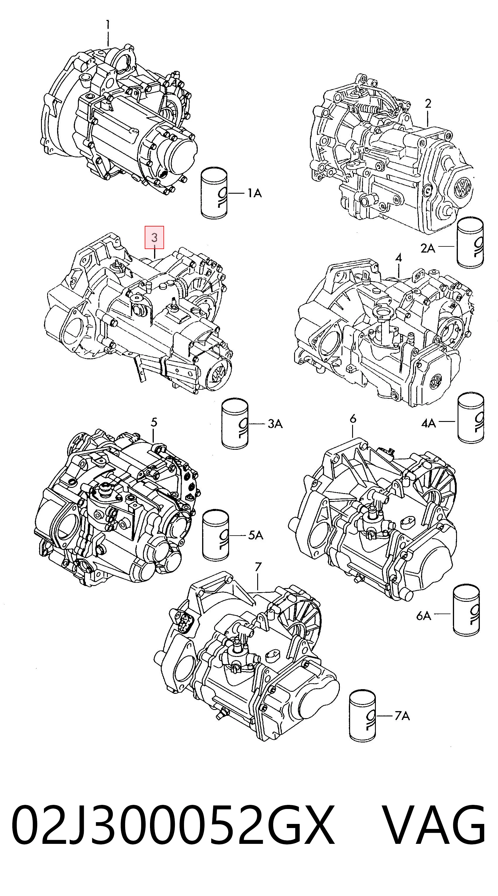 02J300052GX VAG
