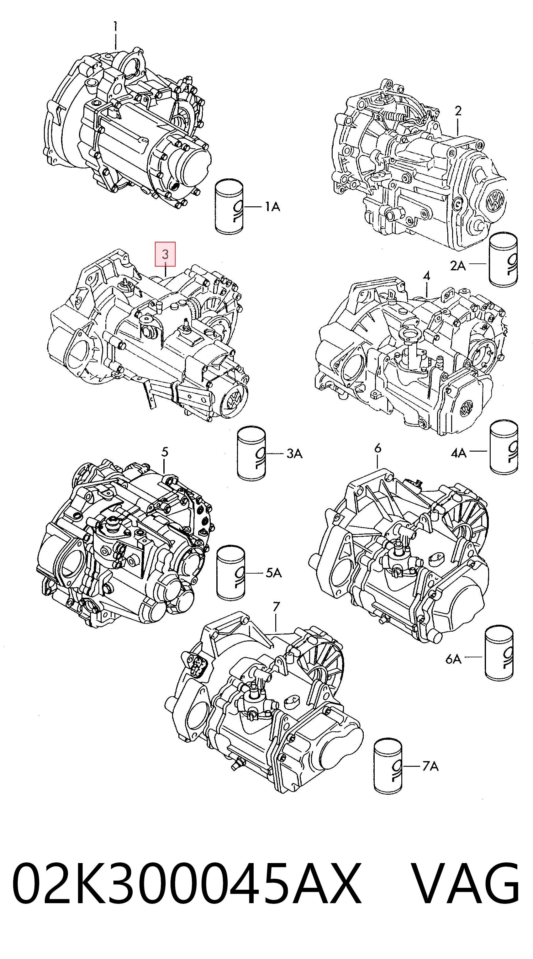 02K300045AX VAG