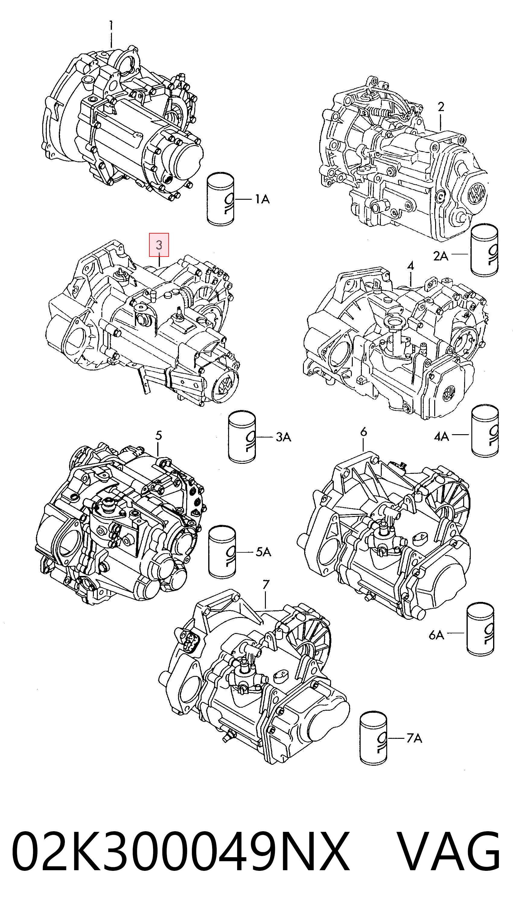 02K300049NX VAG