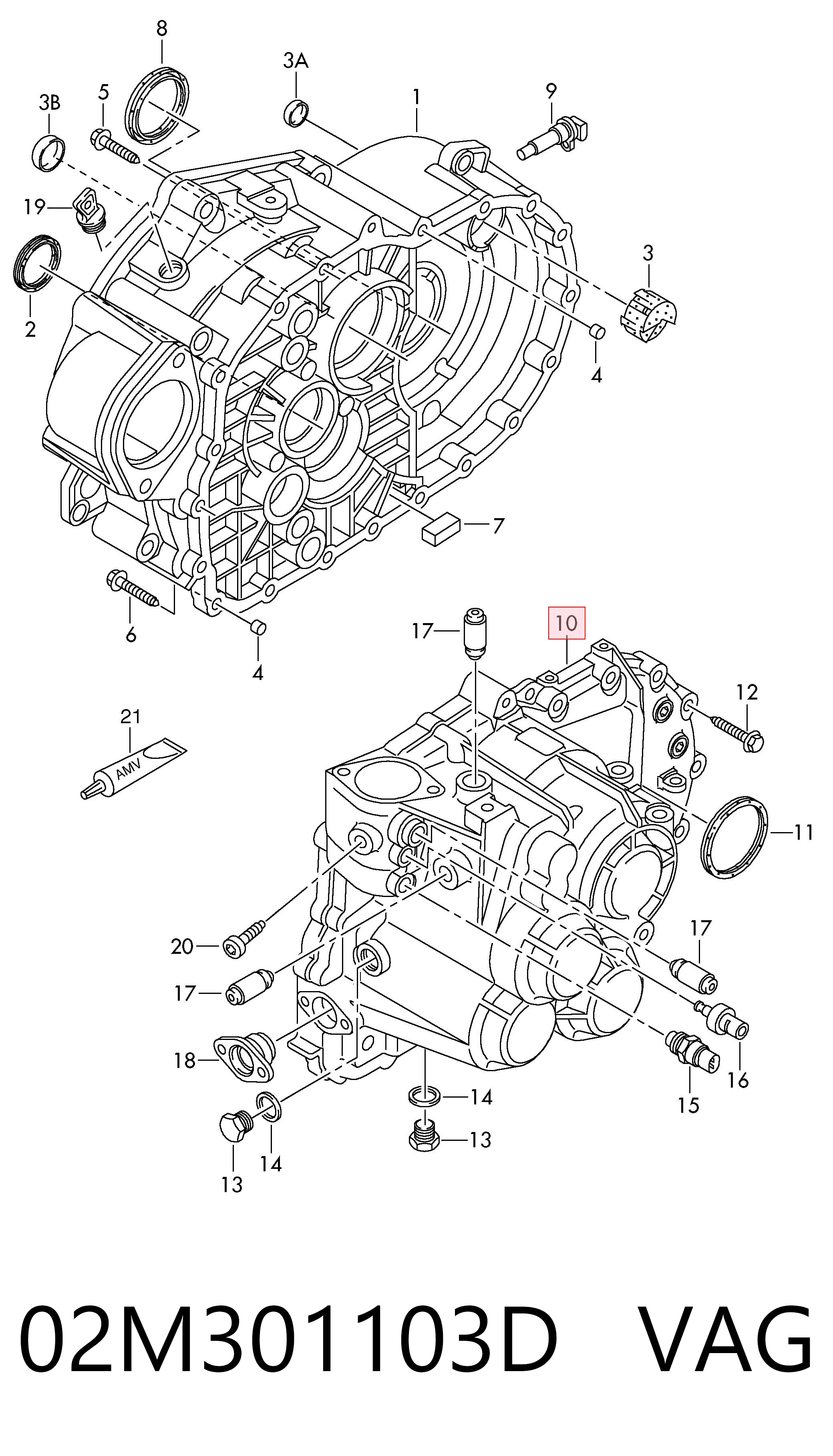 02M301103D VAG