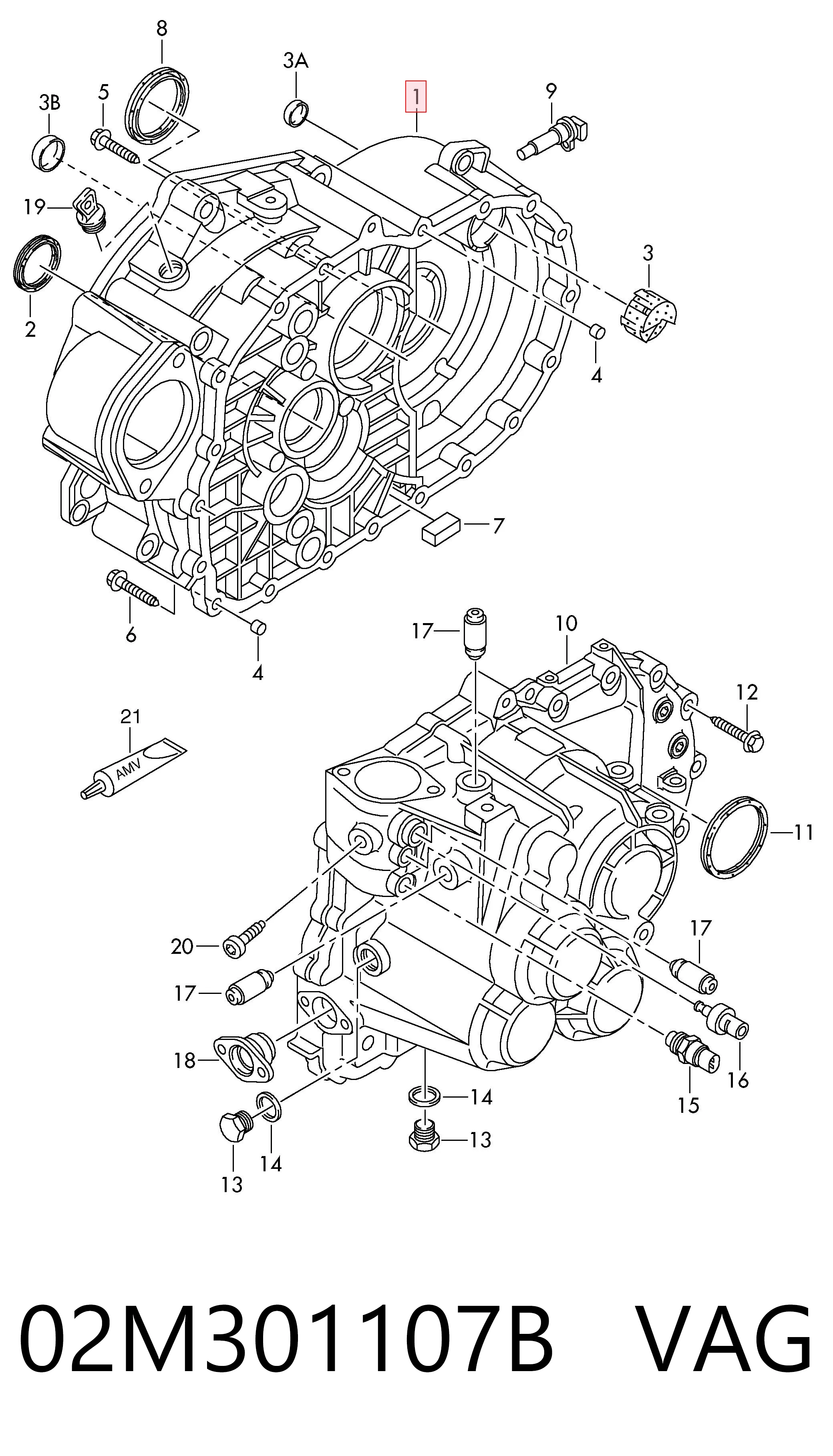 02M301107B VAG