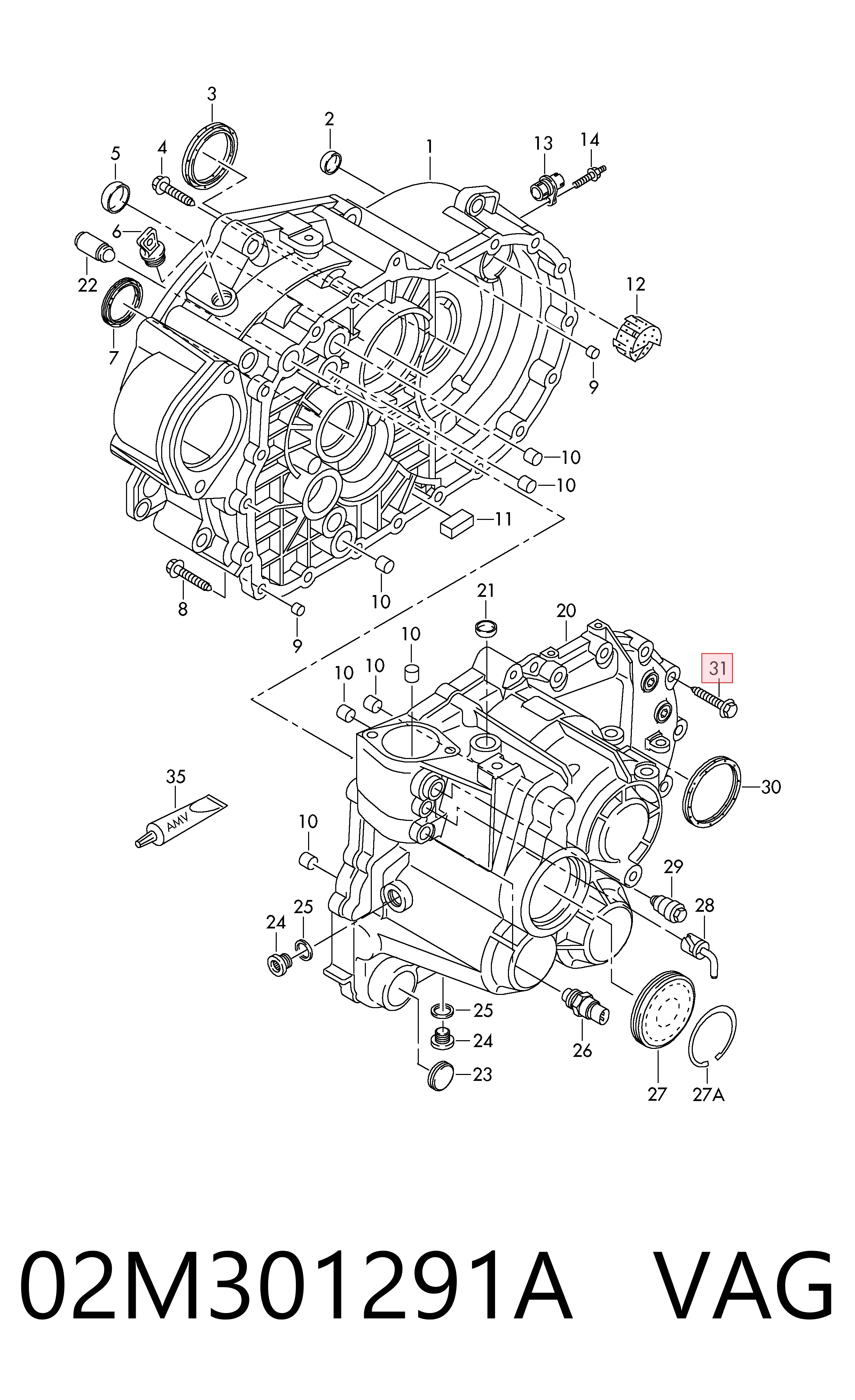 02M301291A VAG 