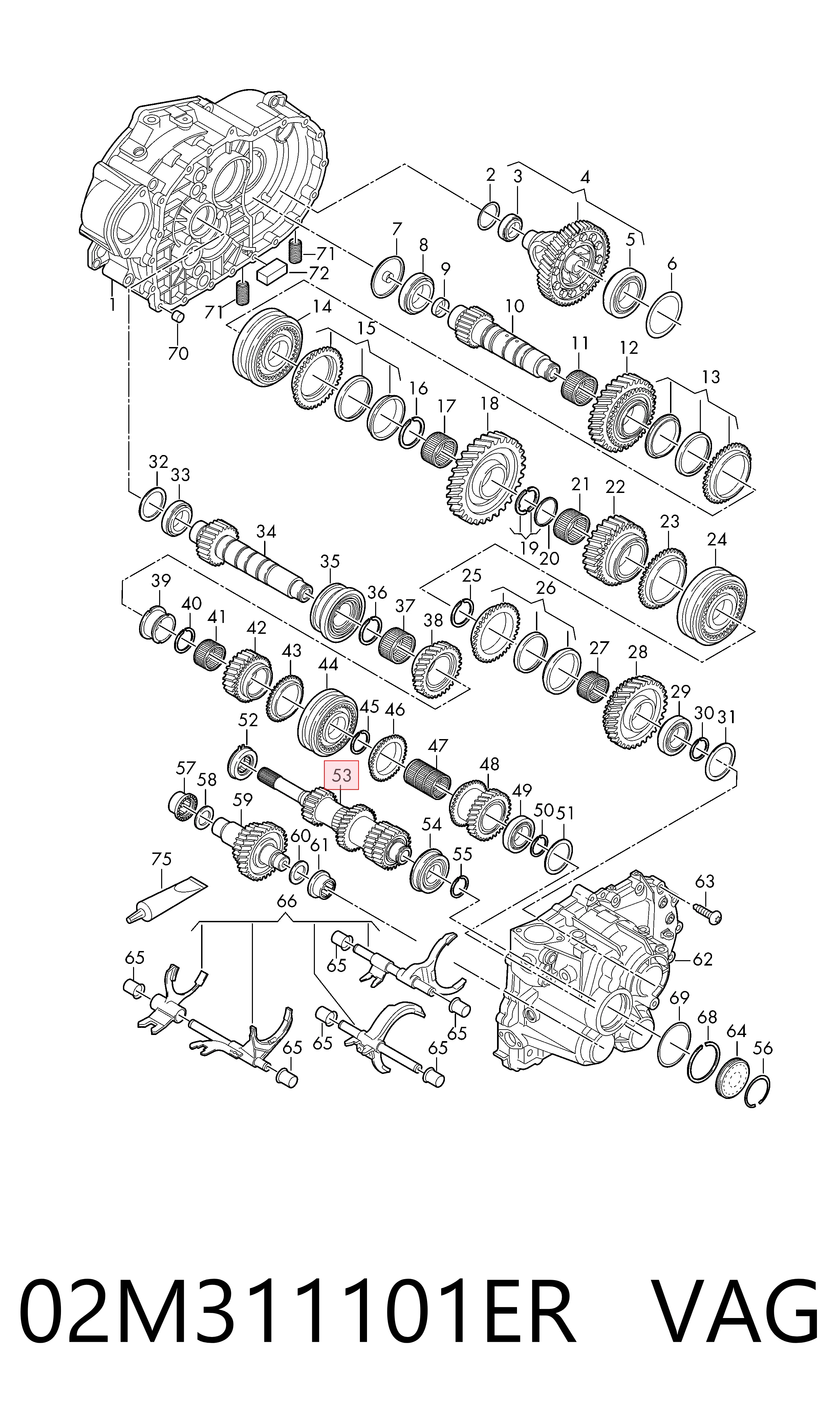 02M311101ER VAG