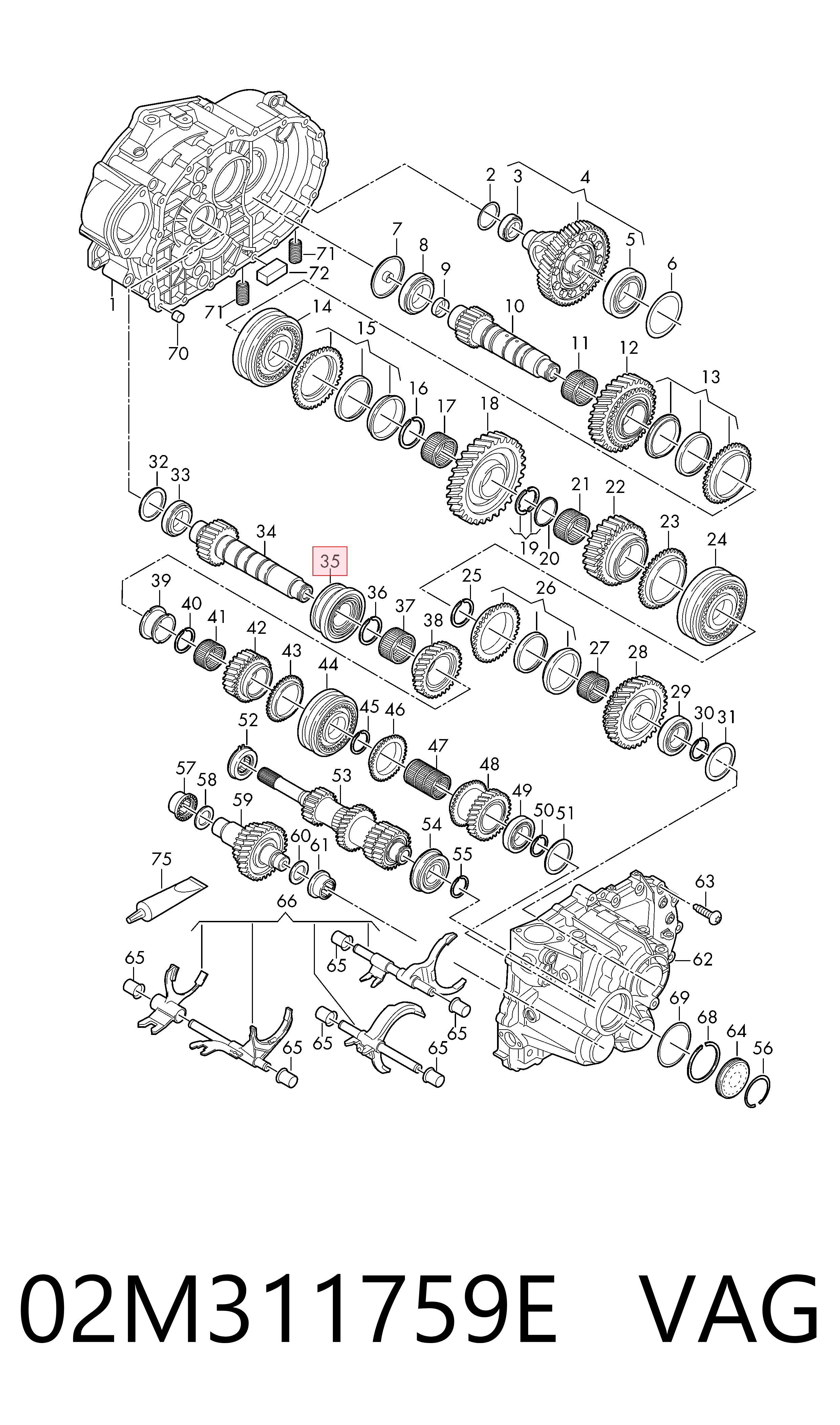  VAG 02M311759E precio, desde 368,45 EUR